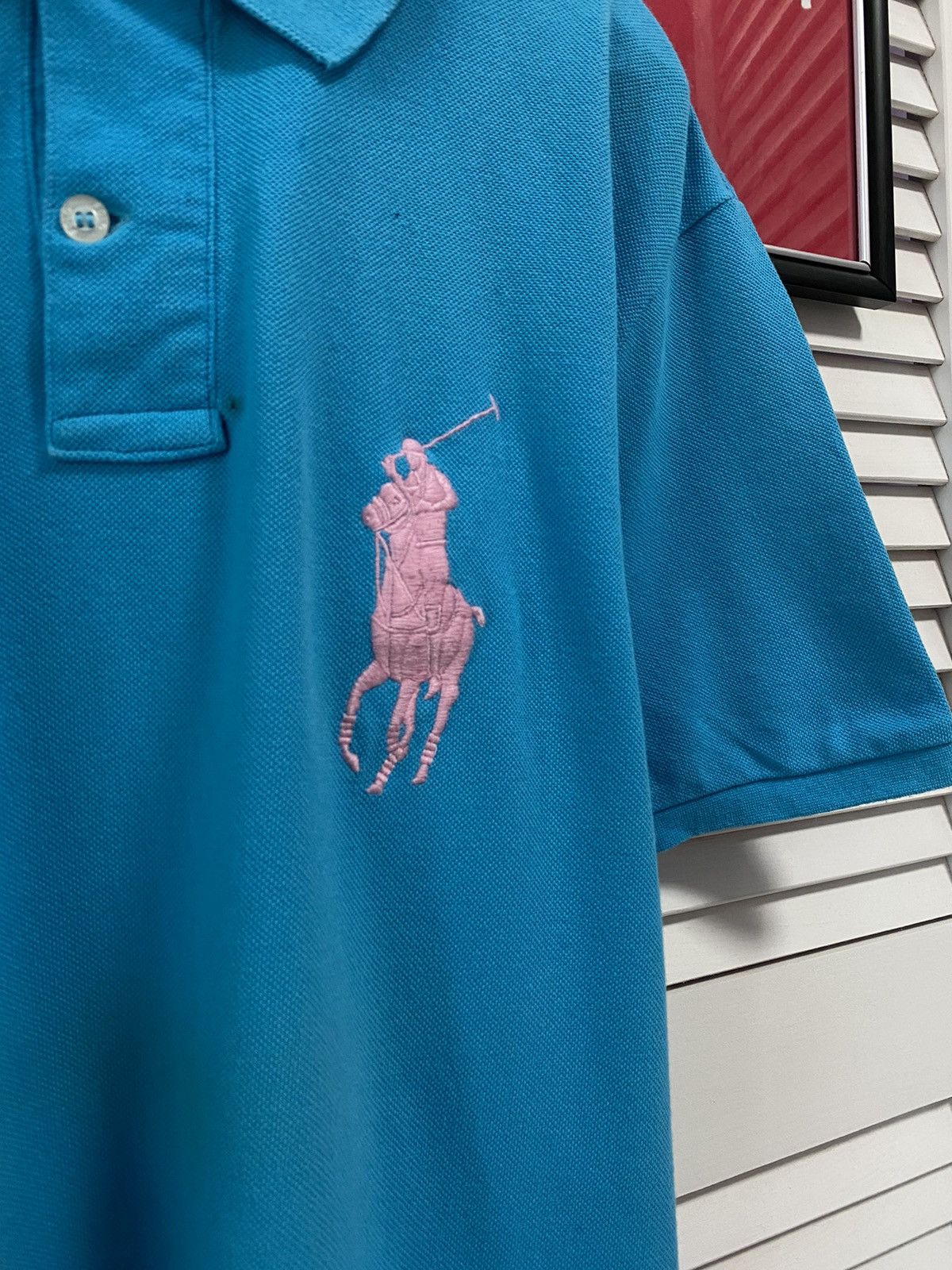 Polo Ralph Lauren × Ralph Lauren Vintage Shirt Polo Ralph Lauren Big Pony Number ChiefKeef Size US XL / EU 56 / 4 - 4 Thumbnail