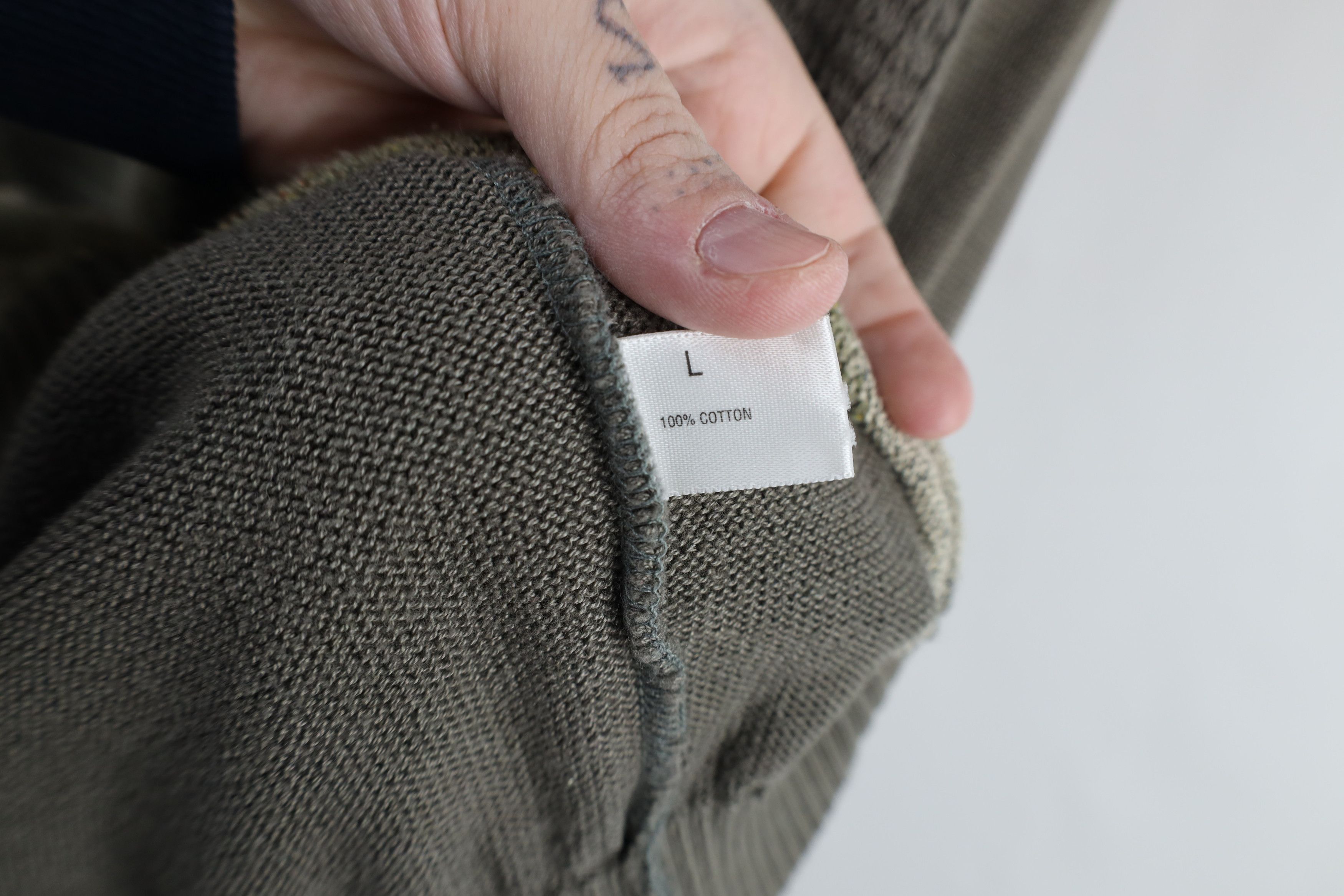 St. Croix × Vintage Vintage 90s St Croix Patchwork Cotton Knit Sweater USA Size US L / EU 52-54 / 3 - 9 Thumbnail
