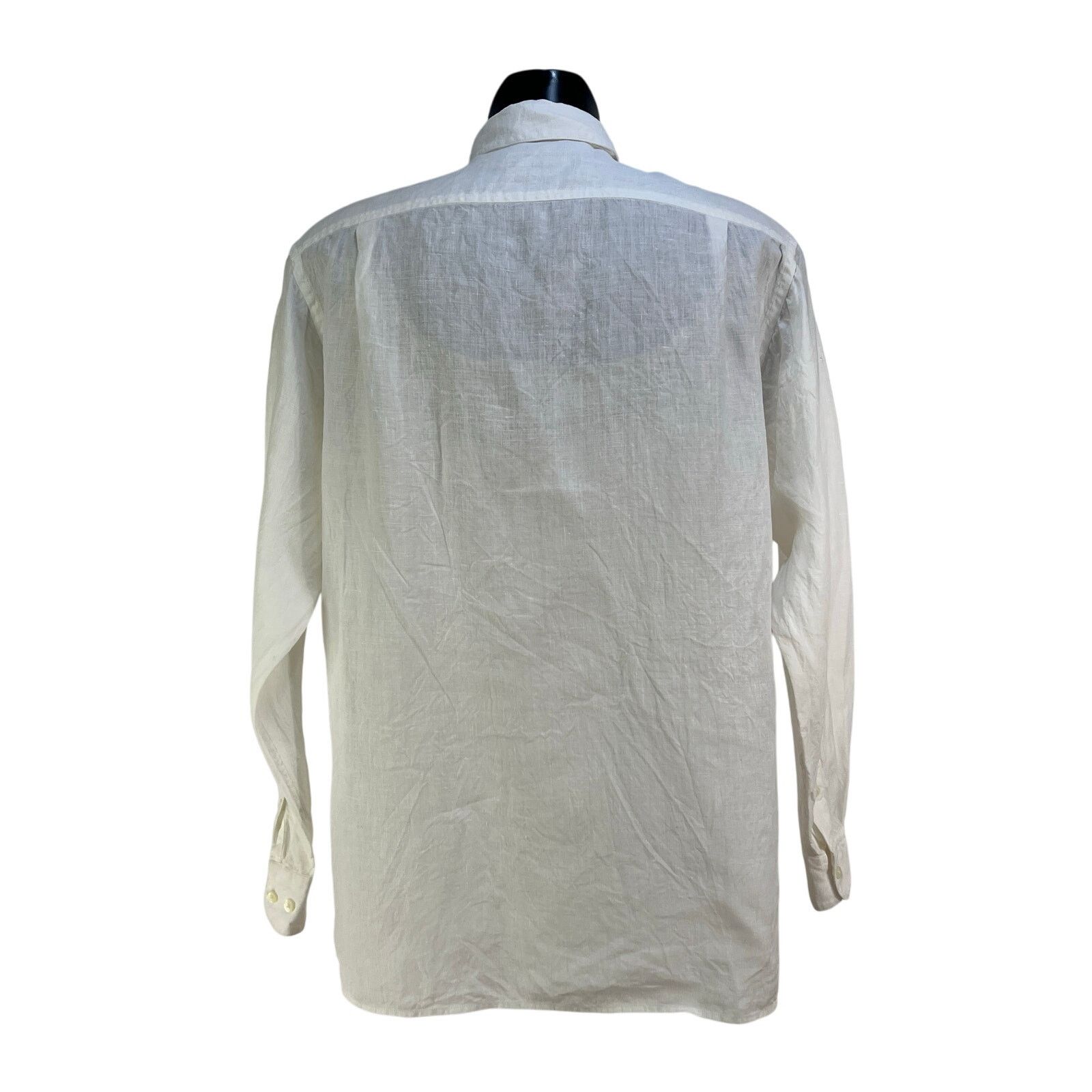 Eddie Bauer Eddie Bauer Irish Linen White Button Up Shirt Size US S / EU 44-46 / 1 - 9 Thumbnail
