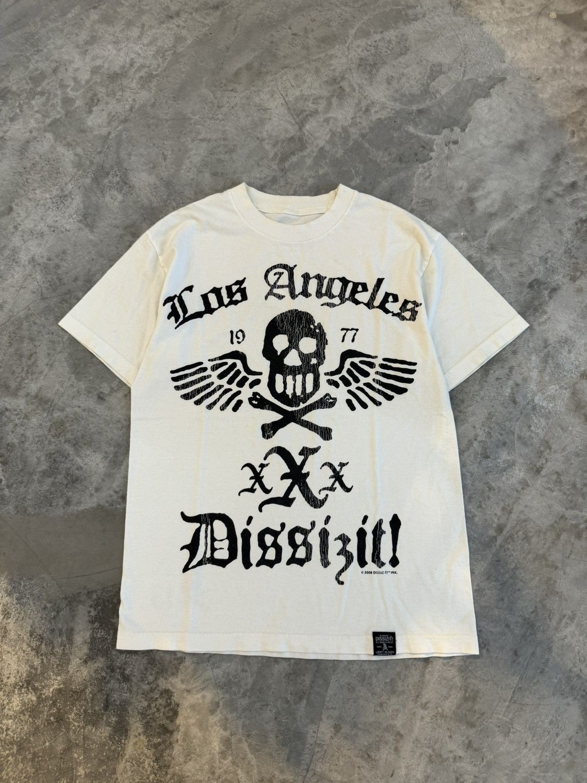Dissizit × Japanese Brand × Vintage Vintage Dissizit skull wing ☠️🪽 Size US M / EU 48-50 / 2 - 1 Thumbnail