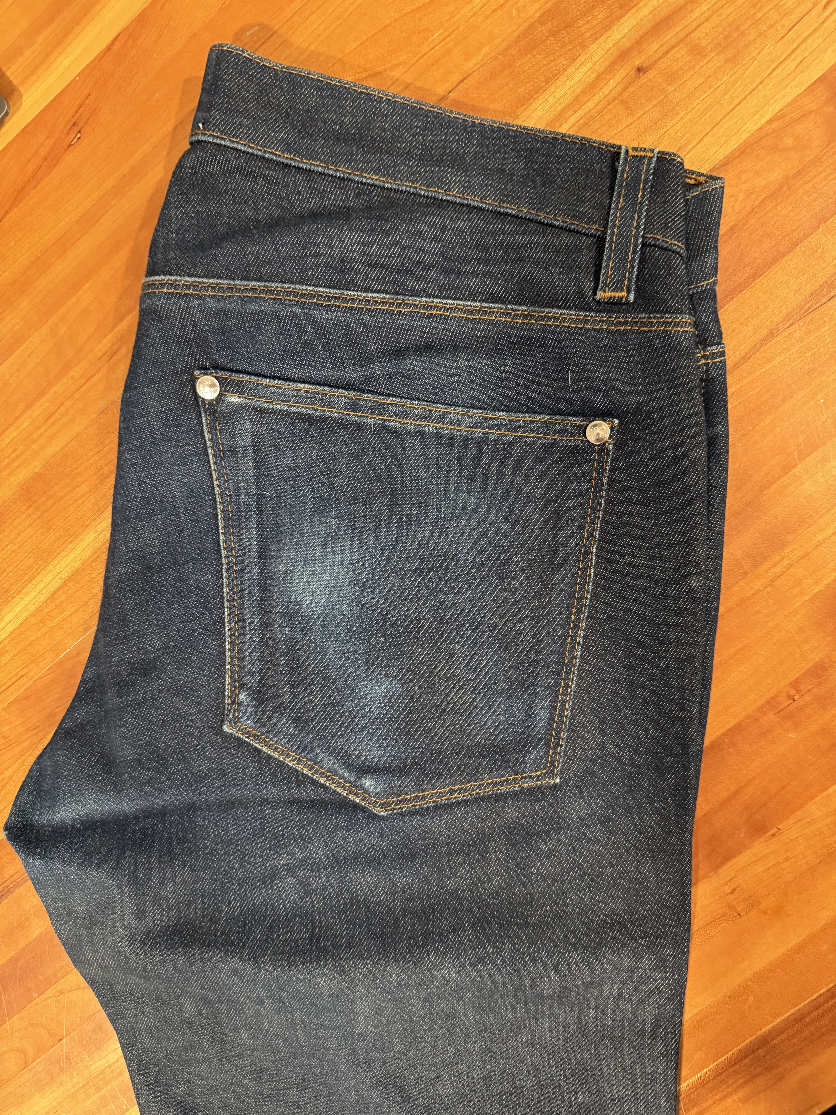 Acne Studios Max Stay Cash Dark Indigo Wash Skinny Jean 30/32 Size US 30 / EU 46 - 4 Thumbnail