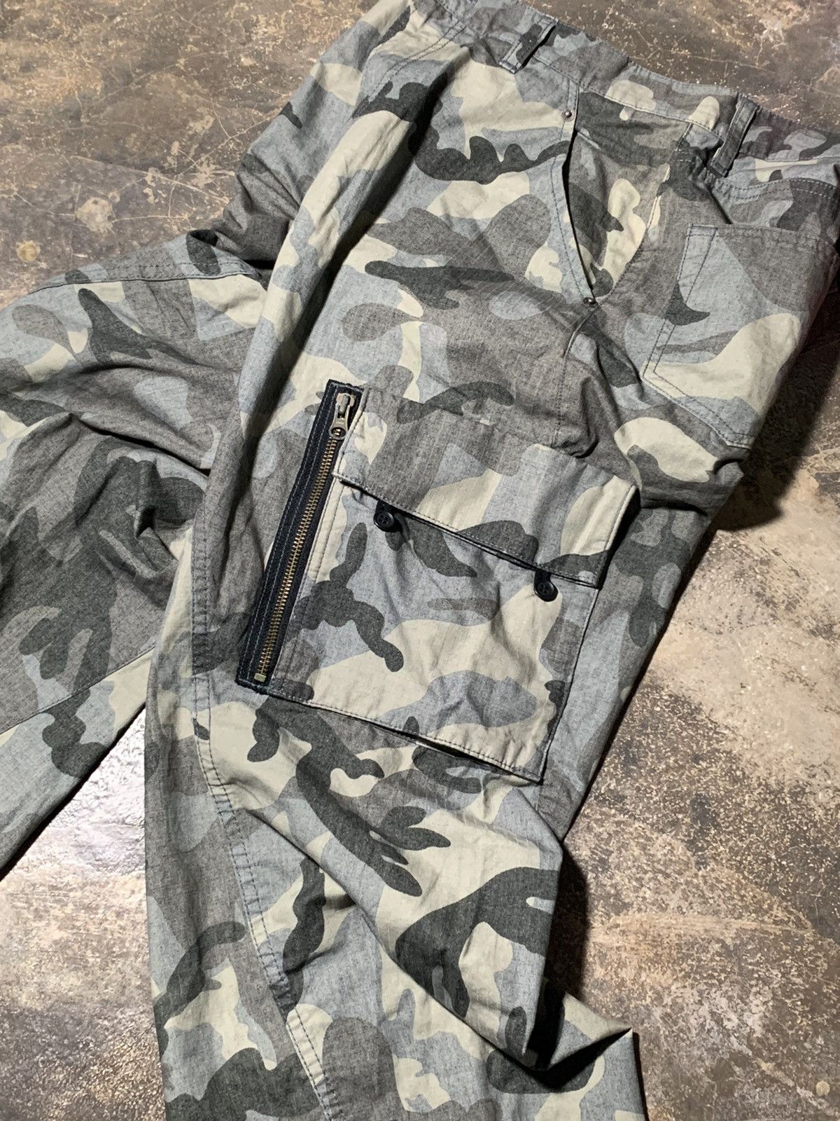 PPFM PPFM Camo Baggy Cargo Pants Size US 32 / EU 48 - 7 Thumbnail