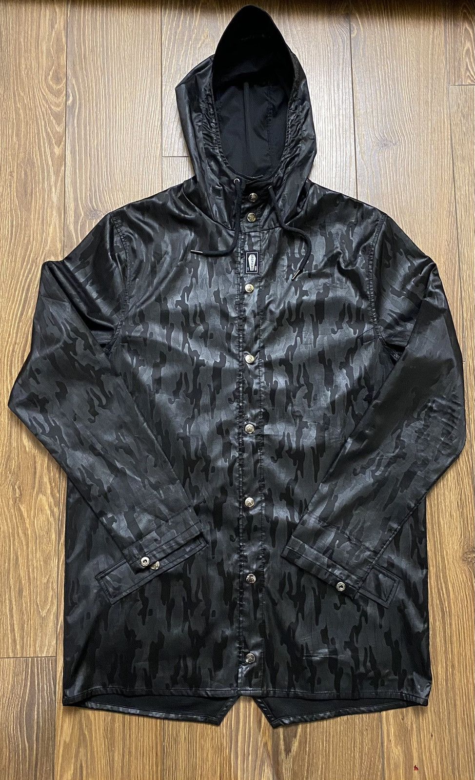 Drop Dead Clothing Drop Dead Stealth Camo Rain Jacket Rare Vintage Size US S / EU 44-46 / 1 - 14 Thumbnail