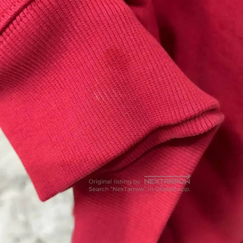 AMI AMI Red Cotton Long Sleeve Hoodie . Size L / US 10 / IT 46 - 5 Thumbnail