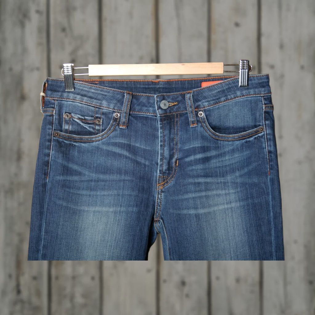 Jean Shop Jean Shop Cindy Twillight Wash Straight Jeans Sz. 29 Inseam 32" Blue Denim Women Size 29" - 1 Thumbnail
