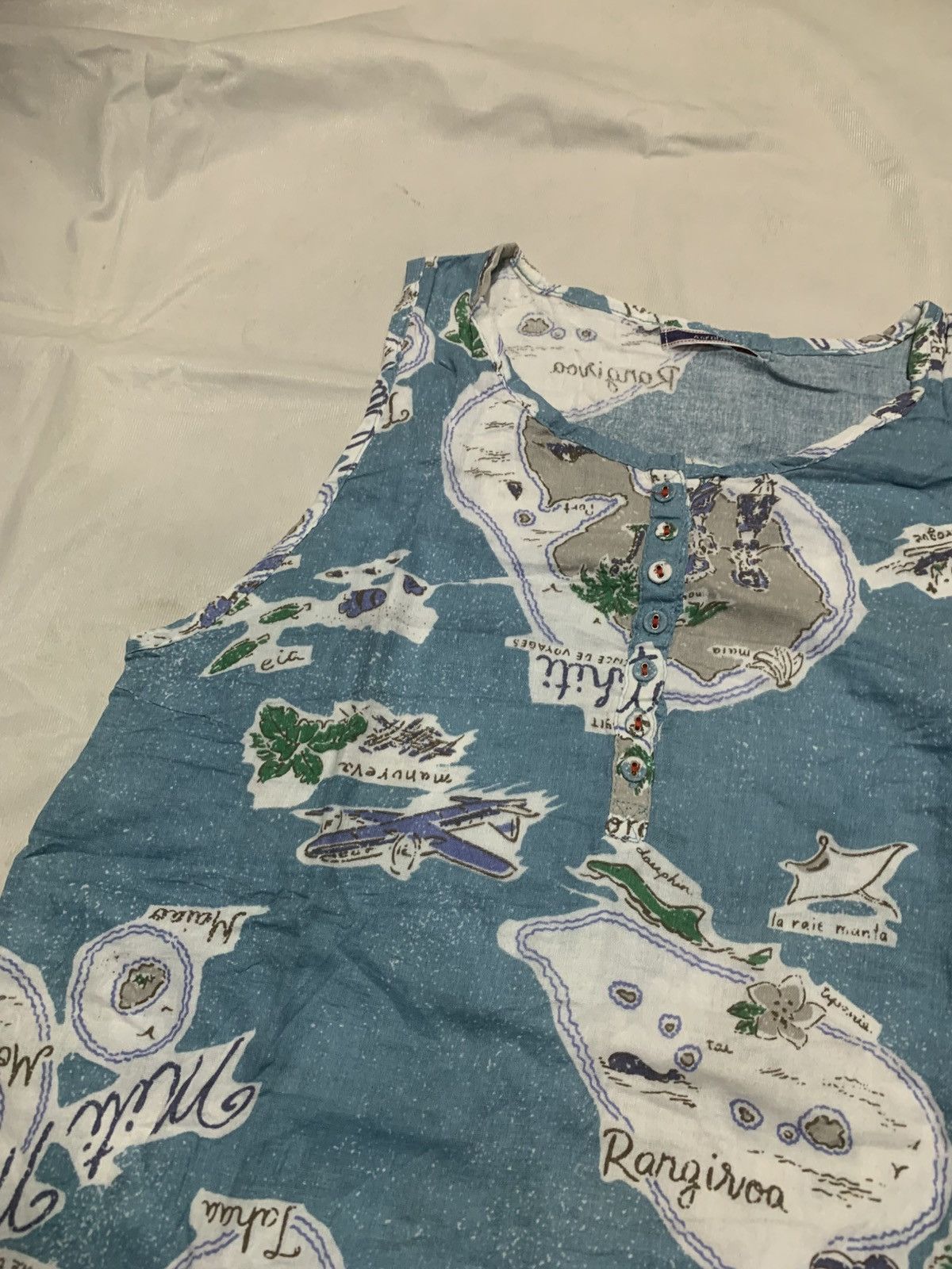 Japanese Brand Japanese South Pacific AOP TankTop Tee Size US M / EU 48-50 / 2 - 5 Thumbnail