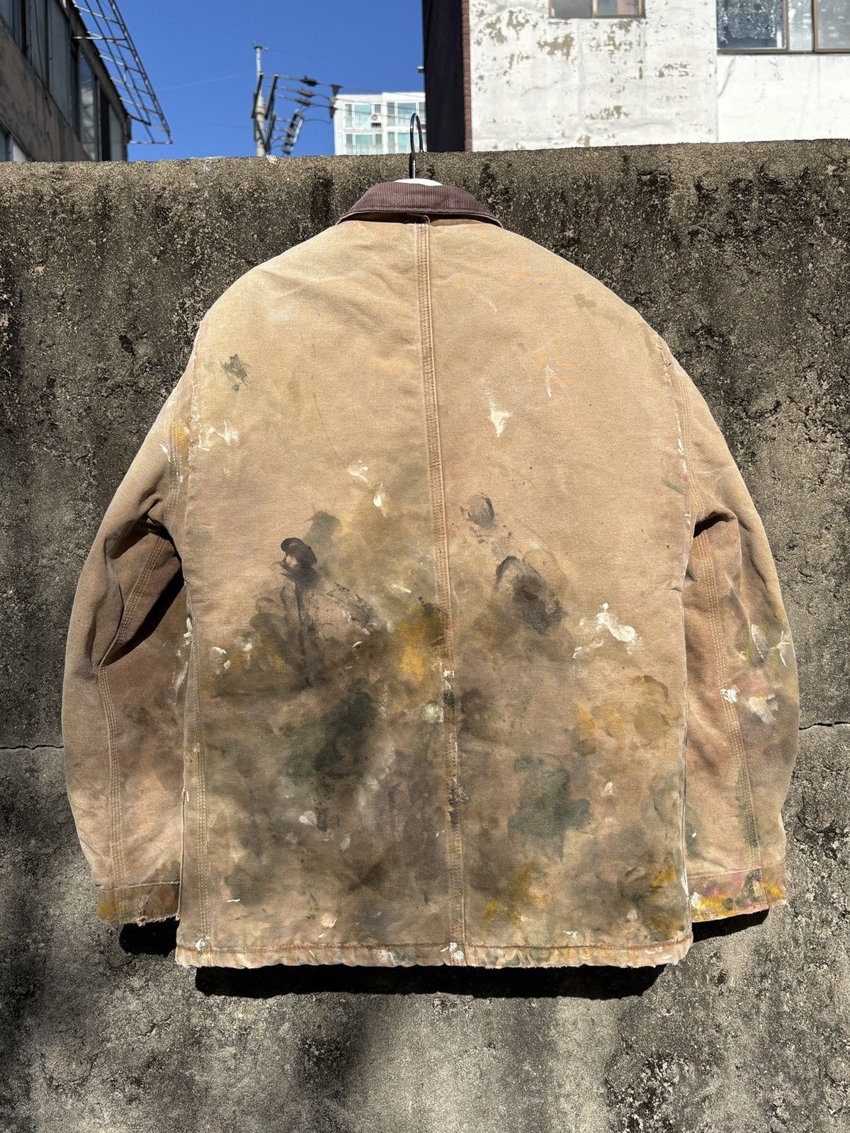 Carhartt Vintage carhartt c26 distressed painted jacket Size US L / EU 52-54 / 3 - 7 Thumbnail