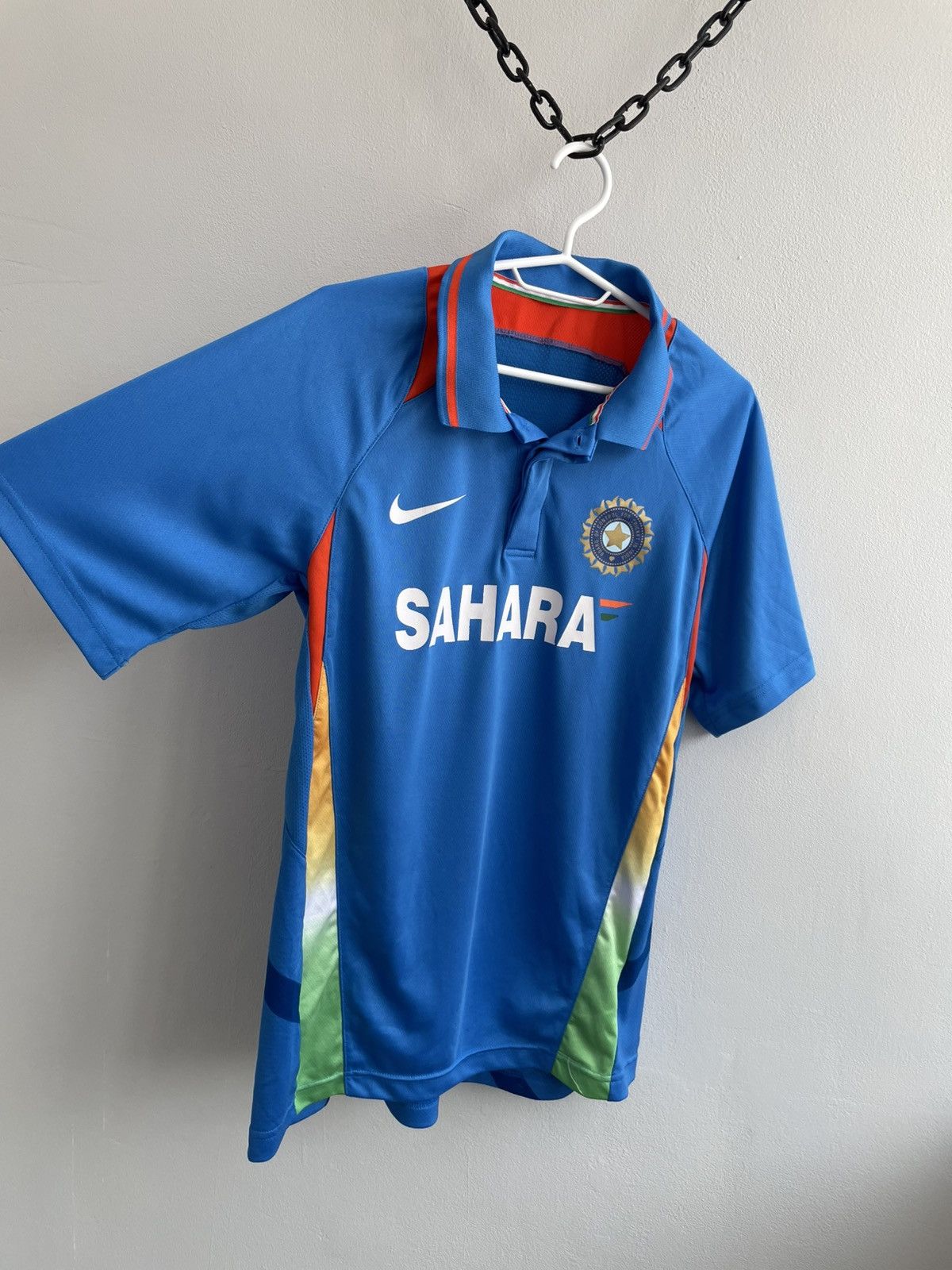 Nike Nike India Cricket Jersey Shirt Sahara Sponsor 2011 Size M Size US M / EU 48-50 / 2 - 3 Thumbnail