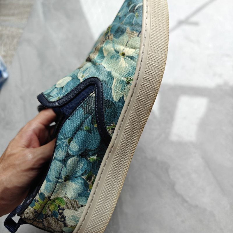 Gucci Gucci Floral Canvas Slip-on Sneakers Size US 8 / EU 41 - 4 Thumbnail