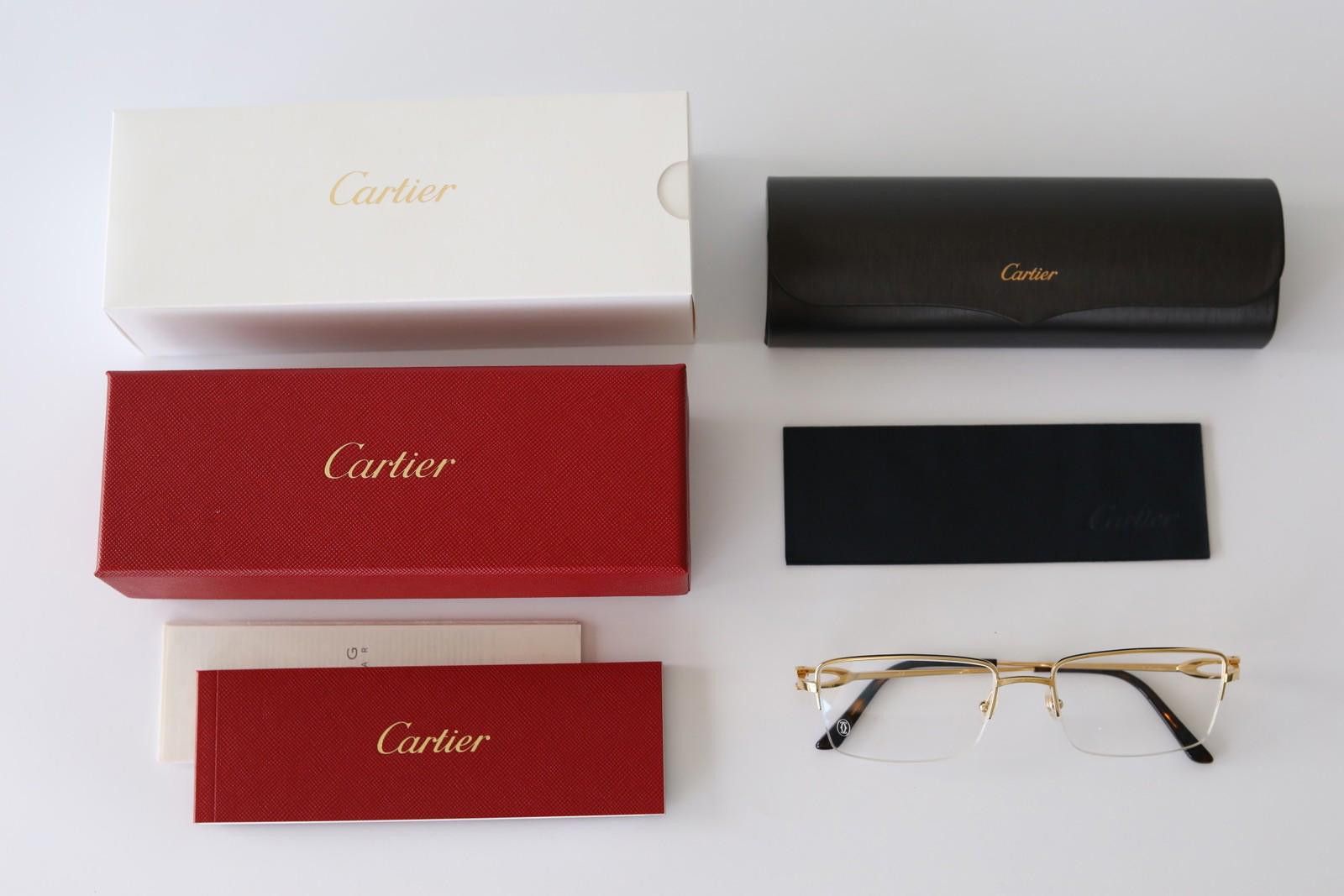 Cartier New Cartier eyewear optical eyeglasses CT0319O 001 gold Size ONE SIZE - 2 Thumbnail