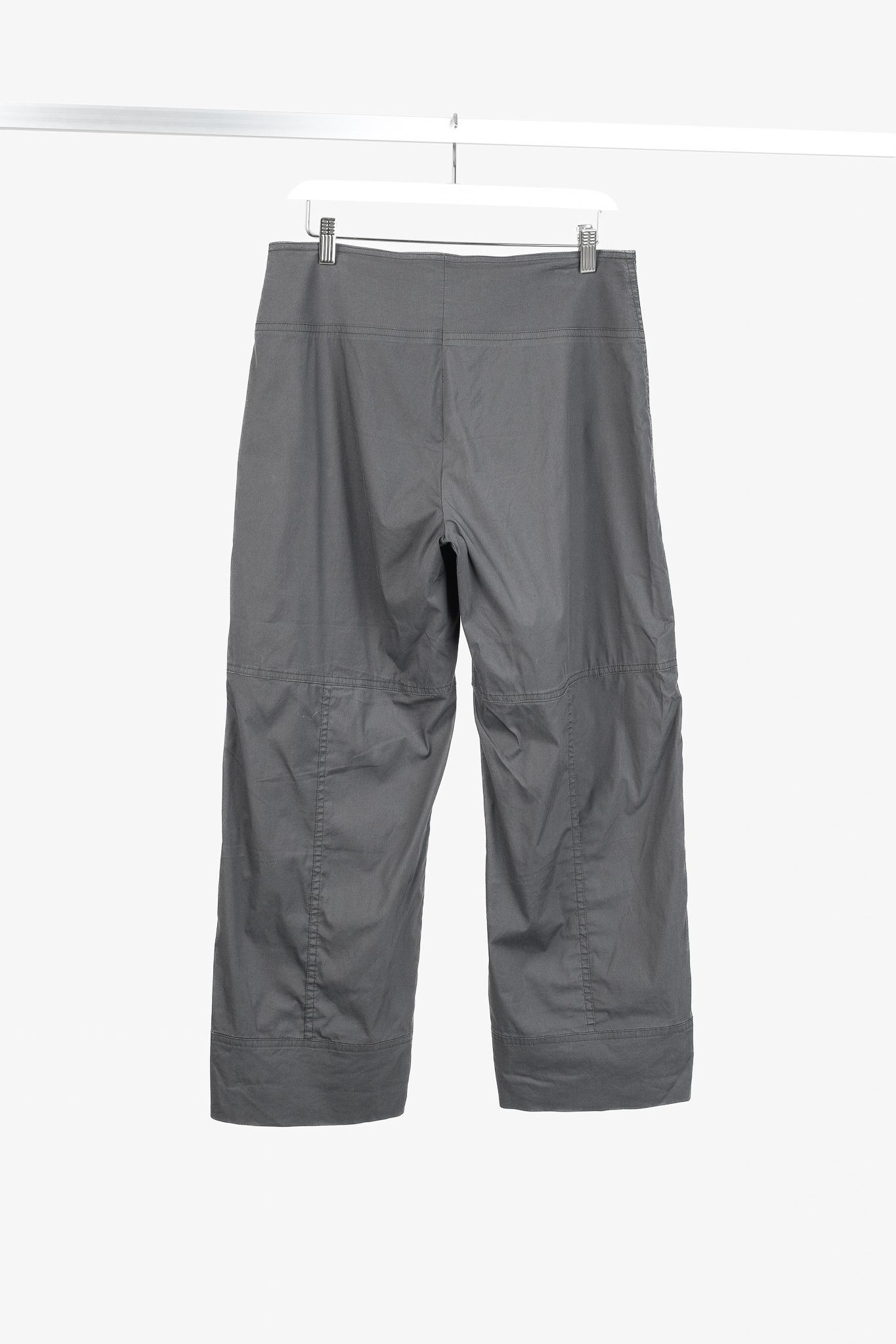Annette Gortz Annette Gortz SS/11 Mao Grey Cotton-Poplin Cropped Pants Size 31" - 3 Thumbnail