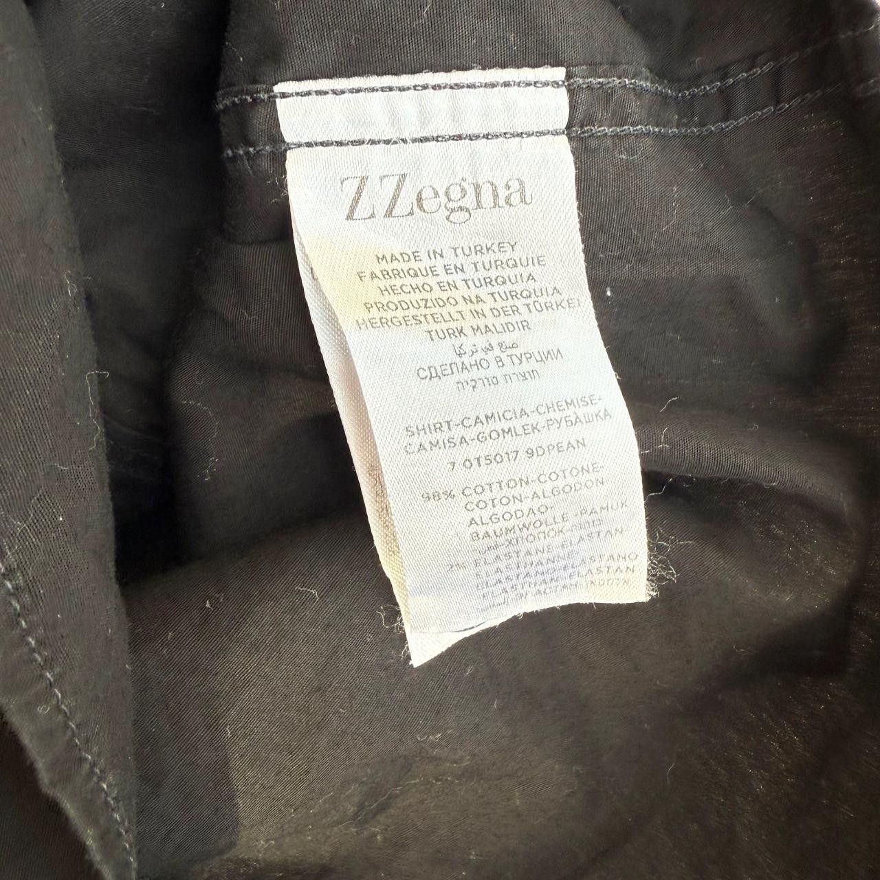 Ermenegildo Zegna Ermenegildo Zegna Shirt Button Up Black Designer Size US M / EU 48-50 / 2 - 6 Thumbnail