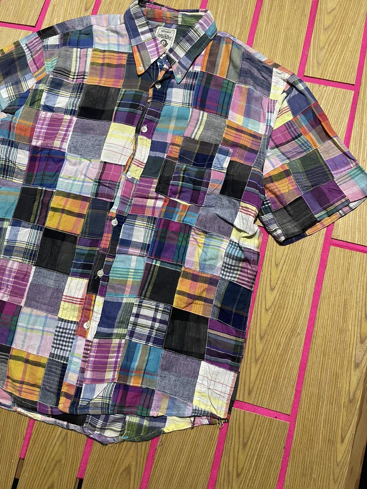 Japanese Brand Y2K MITSUMINE short sleeve shirt designer LGB style Size US L / EU 52-54 / 3 - 2 Thumbnail