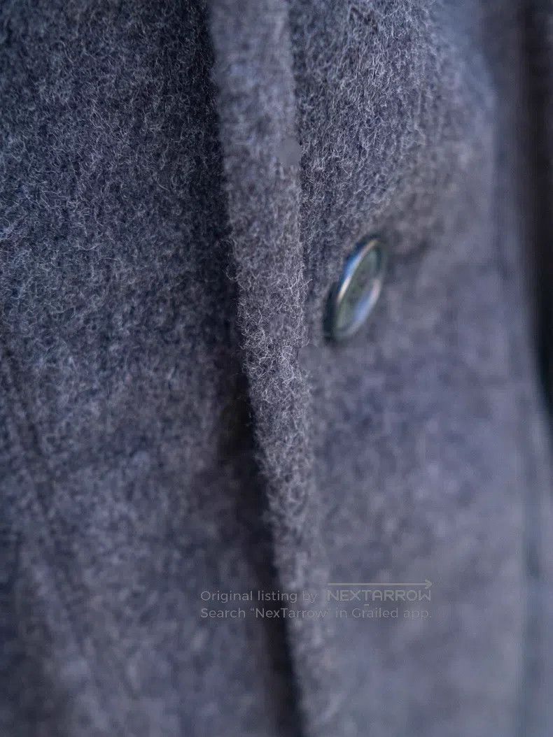 Issey Miyake Issey Miyake Gray-Black Wool Jacket Size S / US 4 / IT 40 - 8 Thumbnail