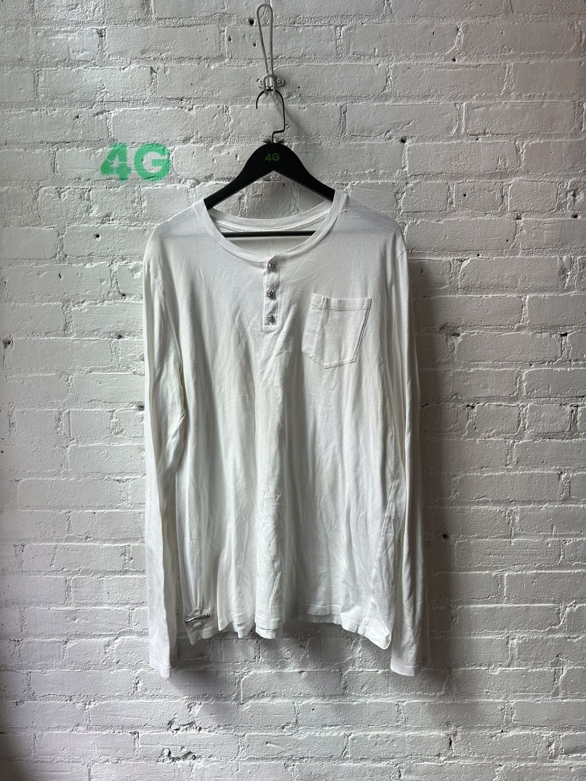 Chrome Hearts CHROME HEARTS TRIPPLE BUTTON UP SHIRT Size US XXL / EU 58 / 5 - 2 Thumbnail