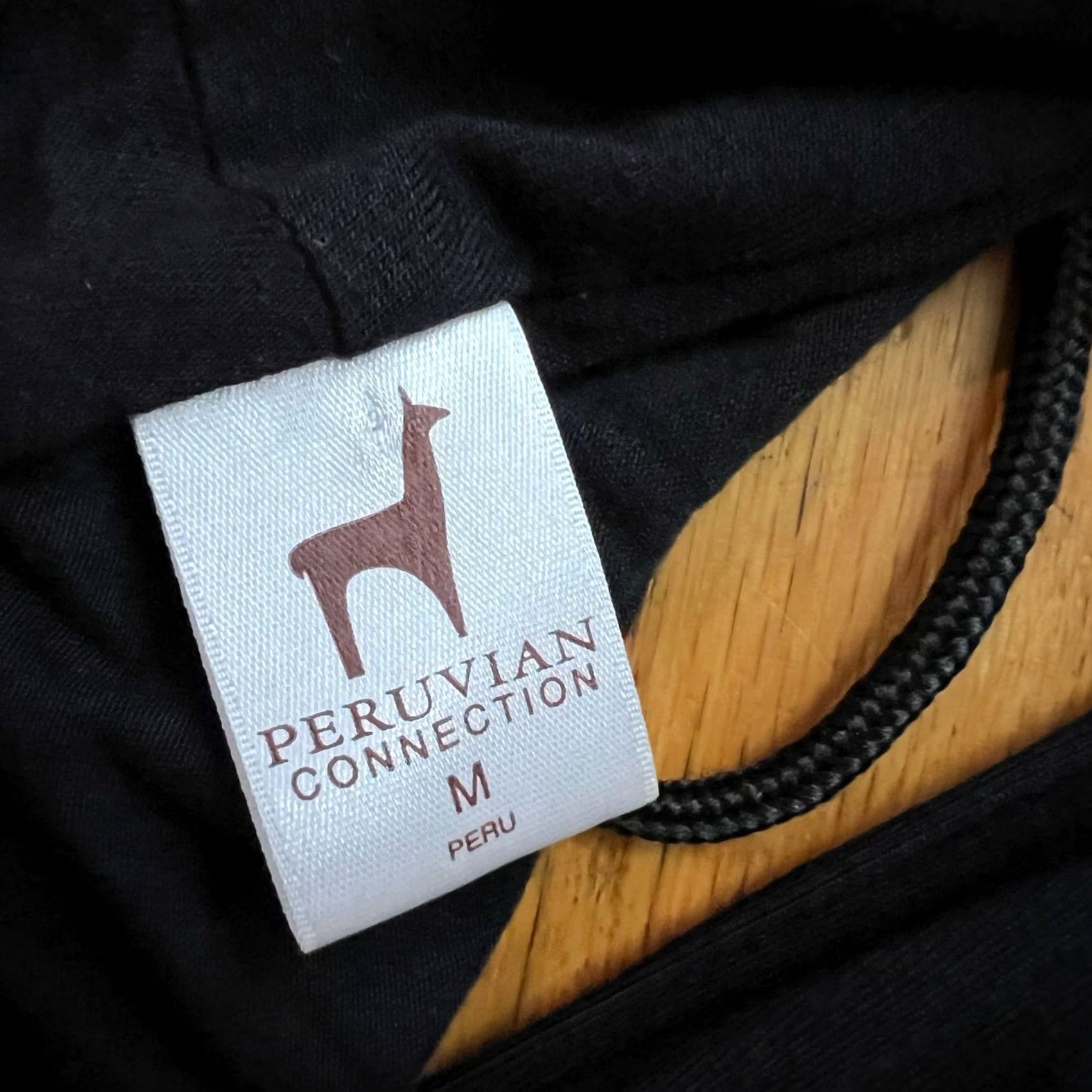 Vintage Peruvian Connection Shirt Womens Medium Black Long Sleeve M Womens Size M / US 6-8 / IT 42-44 - 6 Thumbnail