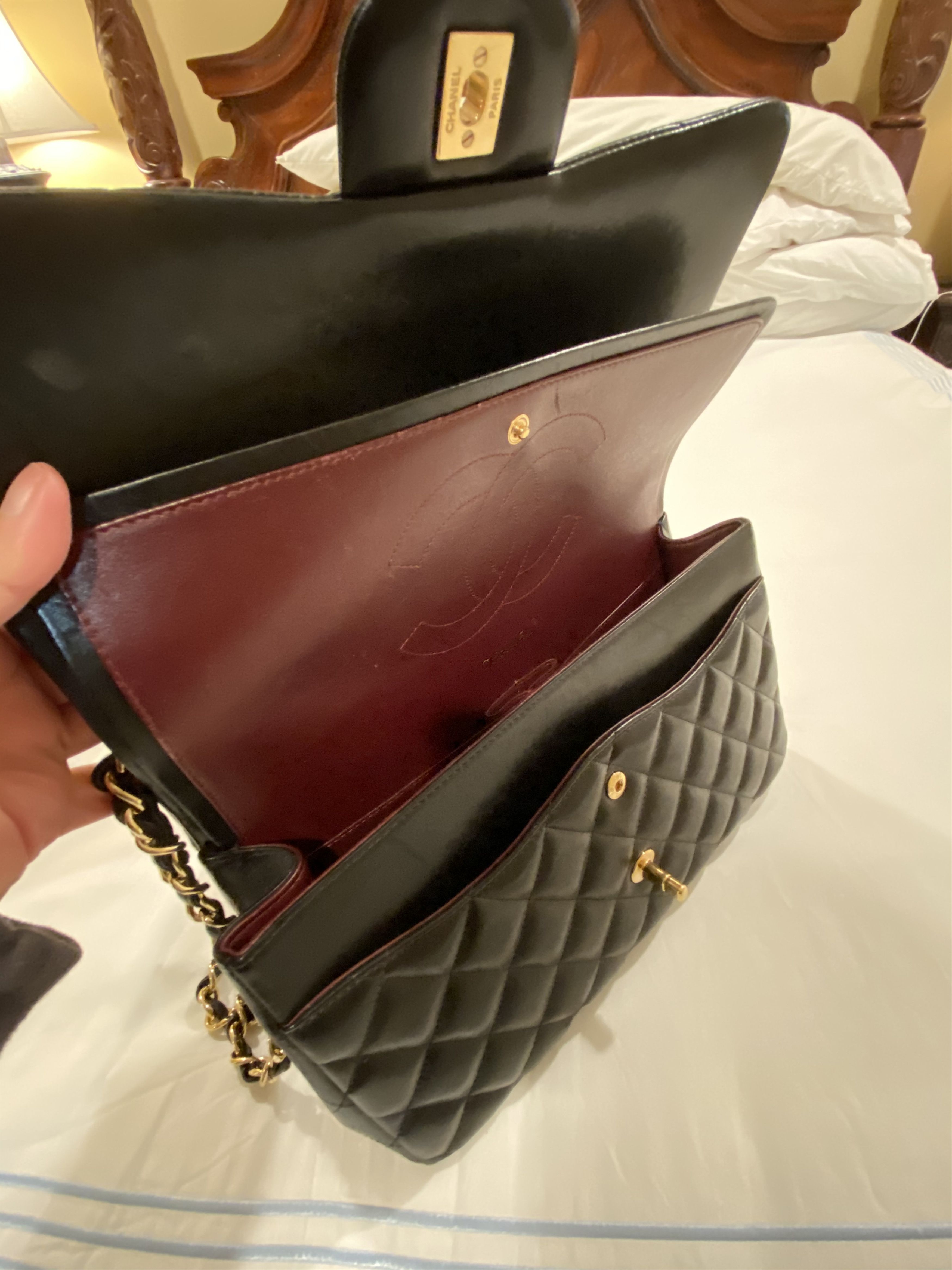 Chanel Chanel Jumbo Double Flap Lambskin, GHW Size ONE SIZE - 11 Thumbnail