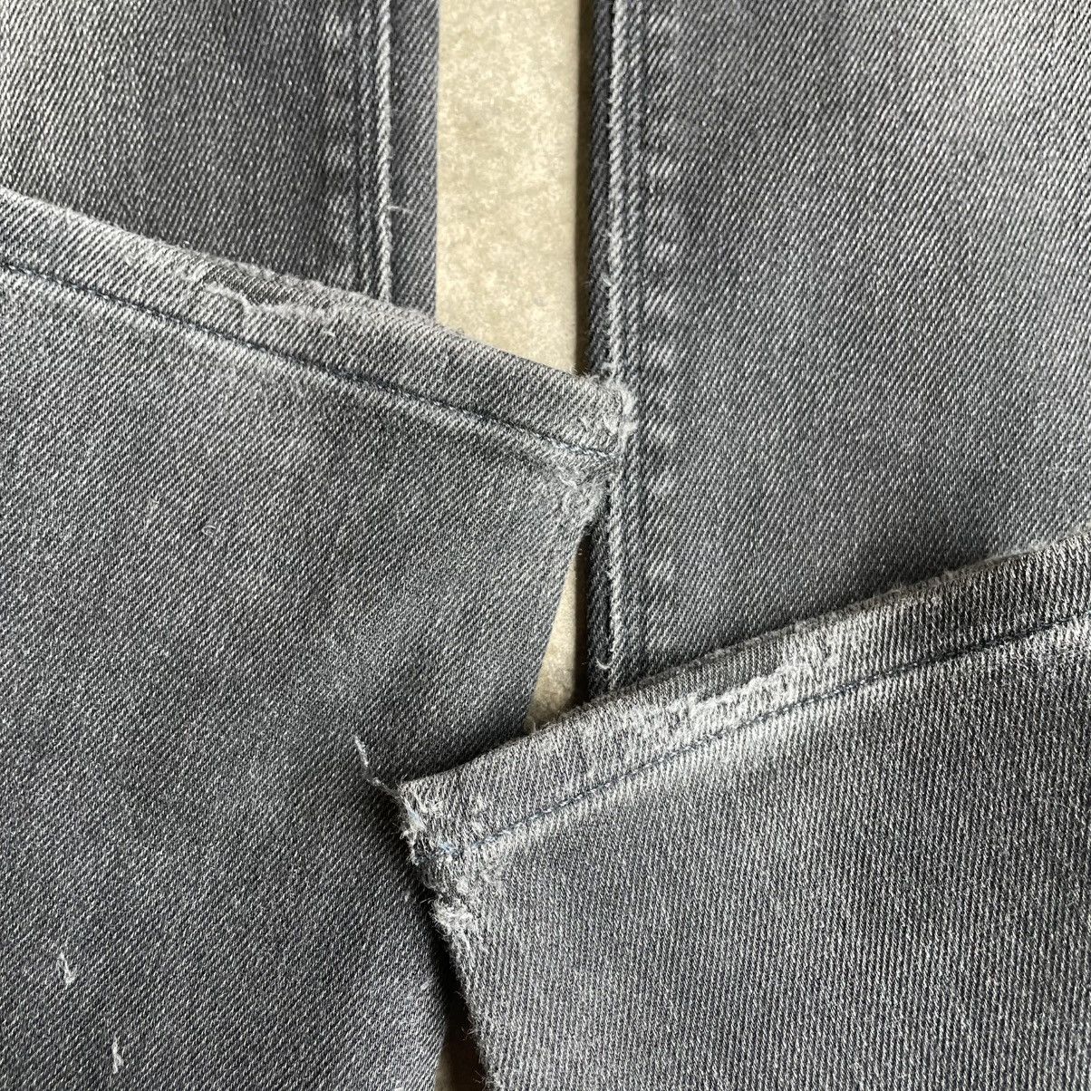 Edwin 🔥Vintage Edwin Washed Black Ripped Distress Skinny Jeans Size US 29 - 7 Thumbnail