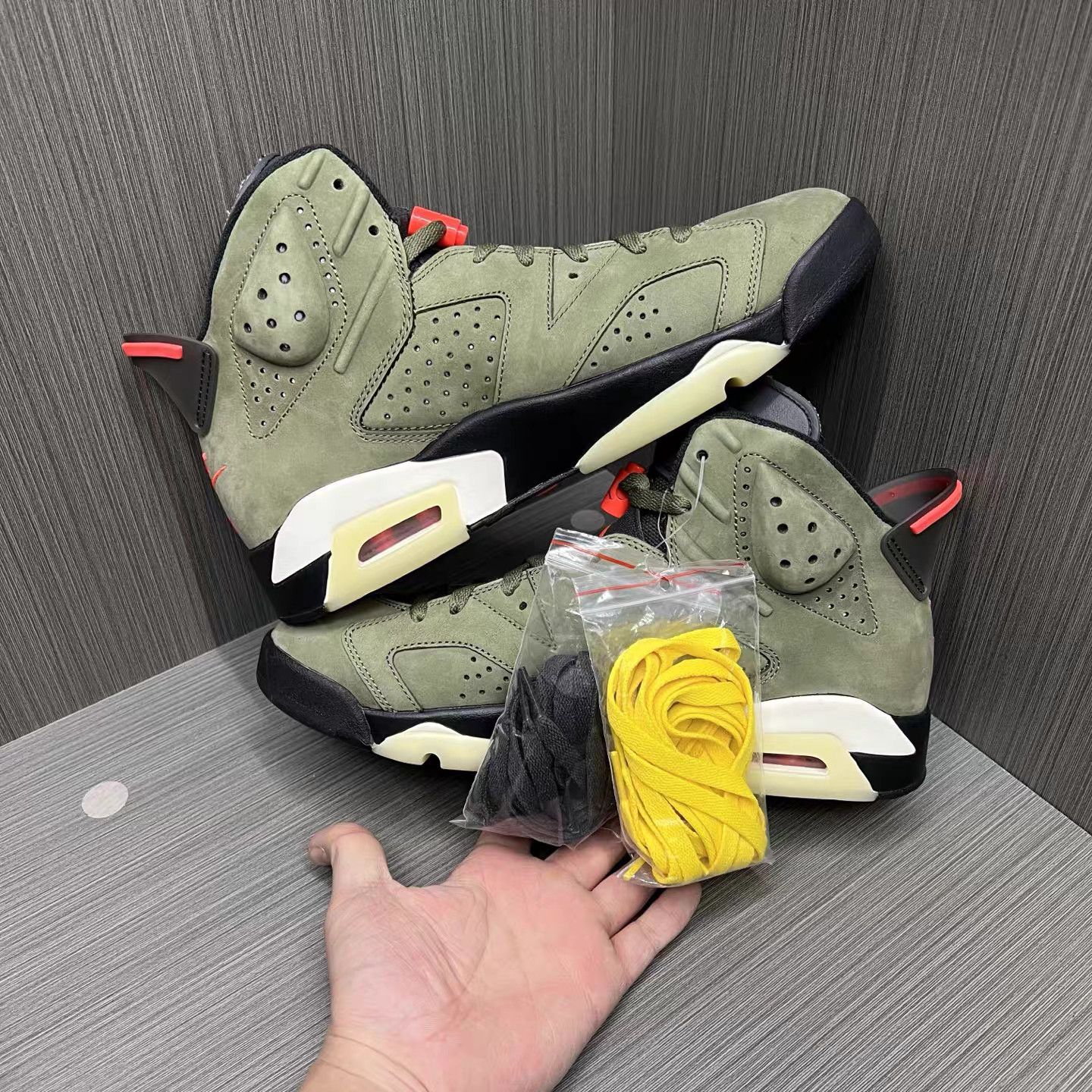 Jordan Brand Travis Scott x Jordan Air Jordan 6 Retro K15 Size US 10 / EU 43 - 4 Thumbnail