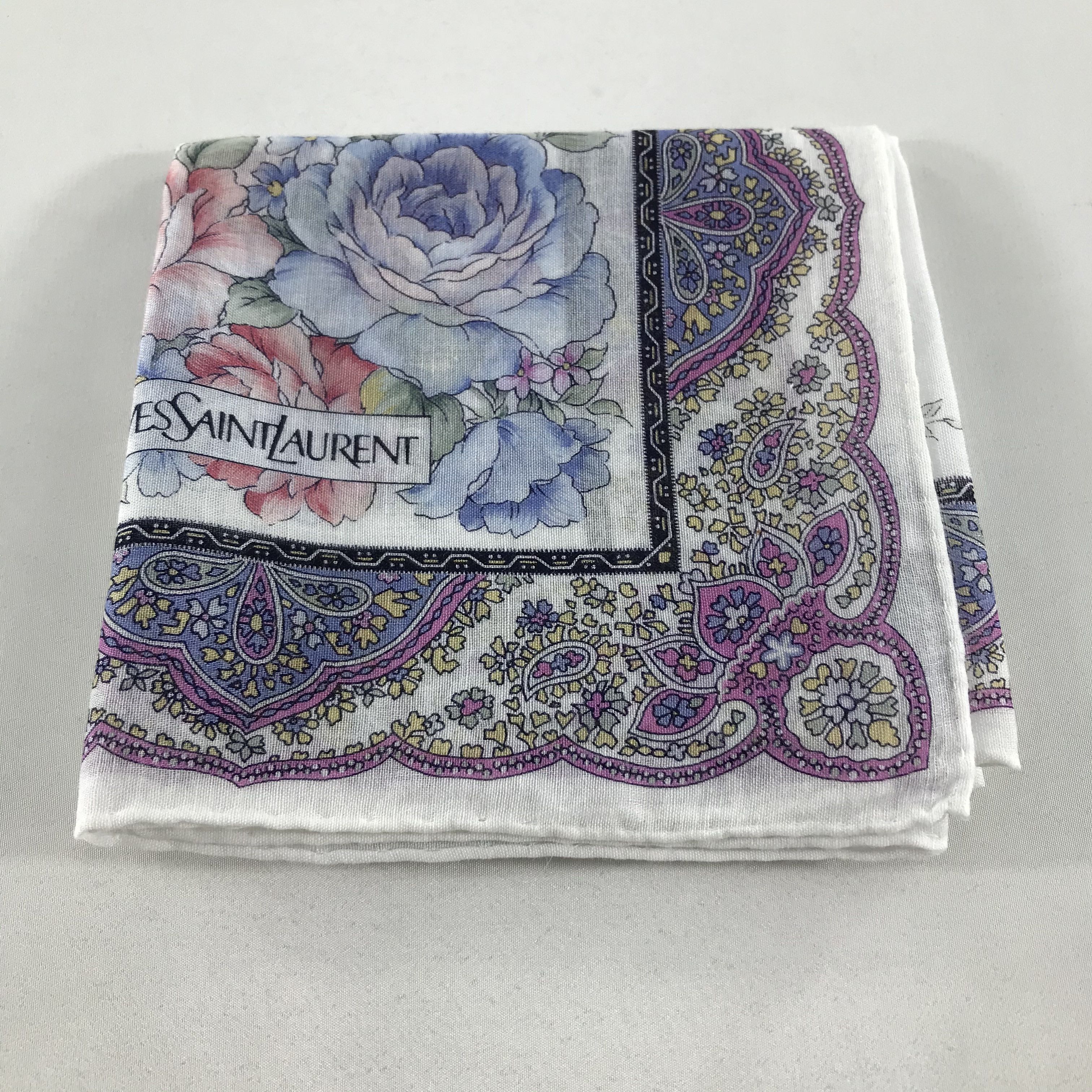 Yves Saint Laurent Yves Saint Laurent Handkerchief Neckerchief Bandana H41 Size ONE SIZE - 6 Thumbnail
