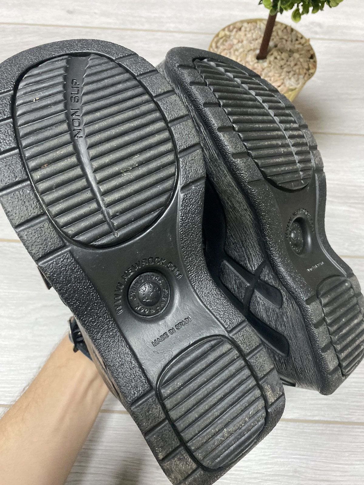 New Rock New Rock leather high boots sandals Size US 9 / IT 39 - 10 Thumbnail