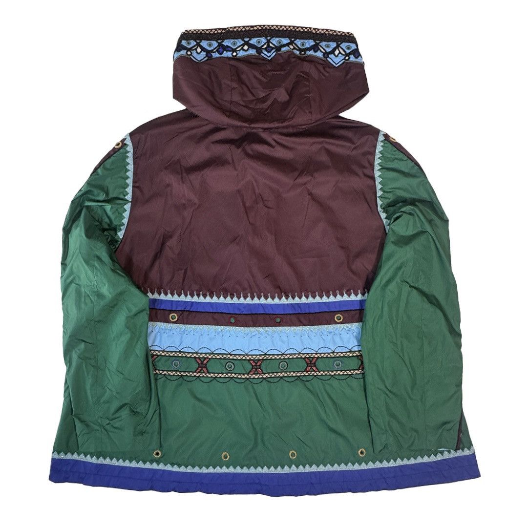 Valentino RARE Valentino folk embroidered beaded hooded windbreaker Size US L / EU 52-54 / 3 - 4 Thumbnail