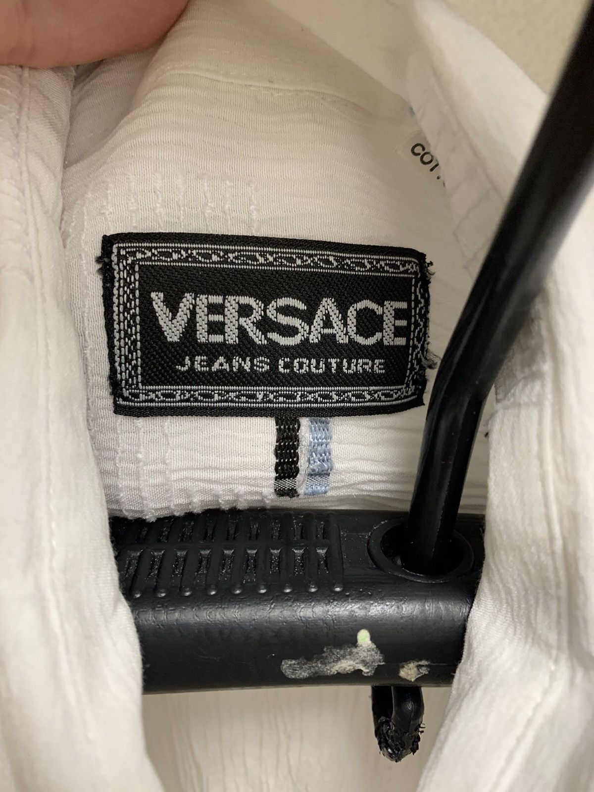 Versace Jeans Couture Versace jeans couture white shirt L sz Size US L / EU 52-54 / 3 - 6 Thumbnail