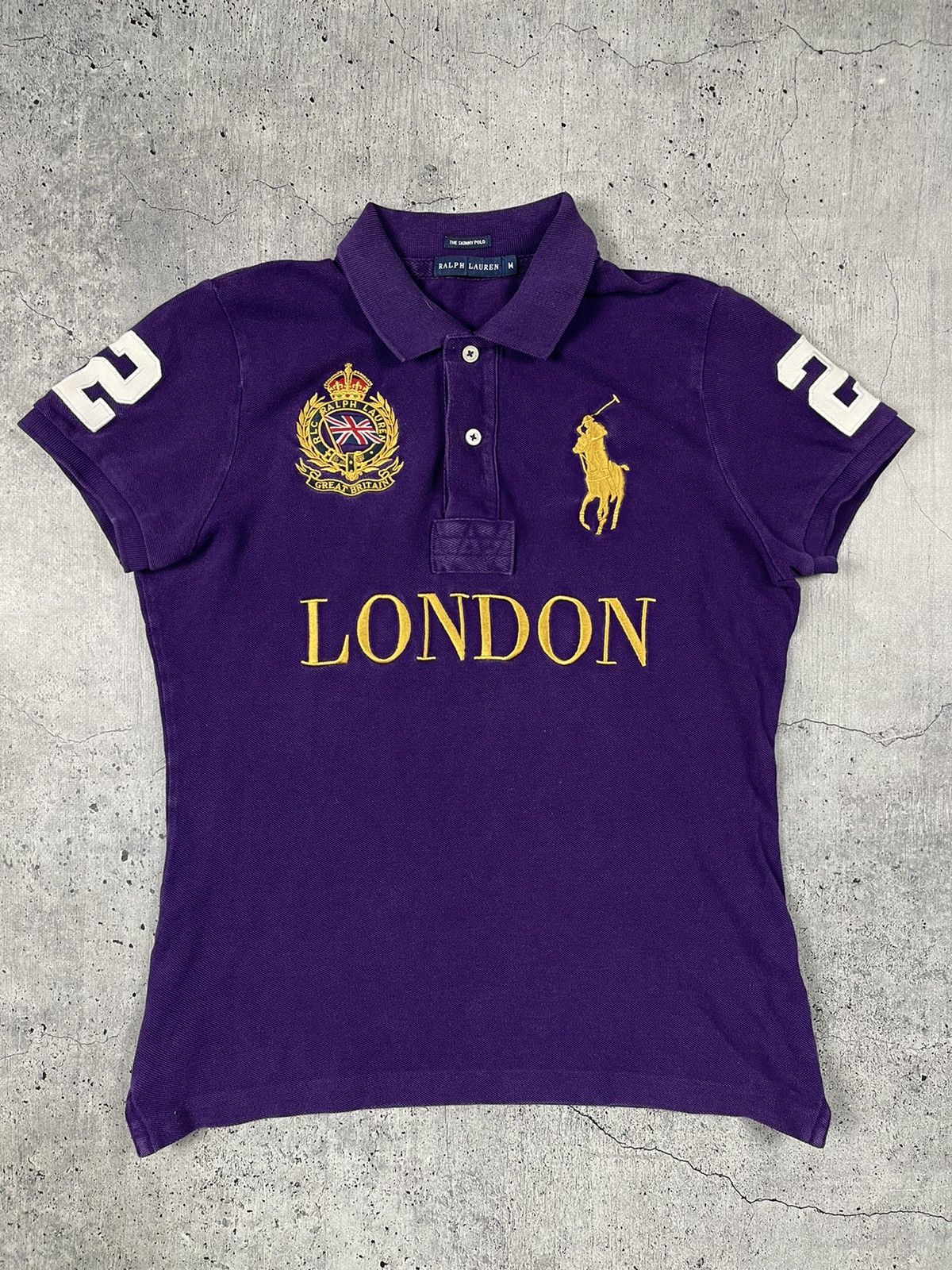 Polo Ralph Lauren × Ralph Lauren × Vintage RARE ! Polo Ralph Lauren rugby "LONDON" t-shirt Size M / US 6-8 / IT 42-44 - 1 Thumbnail