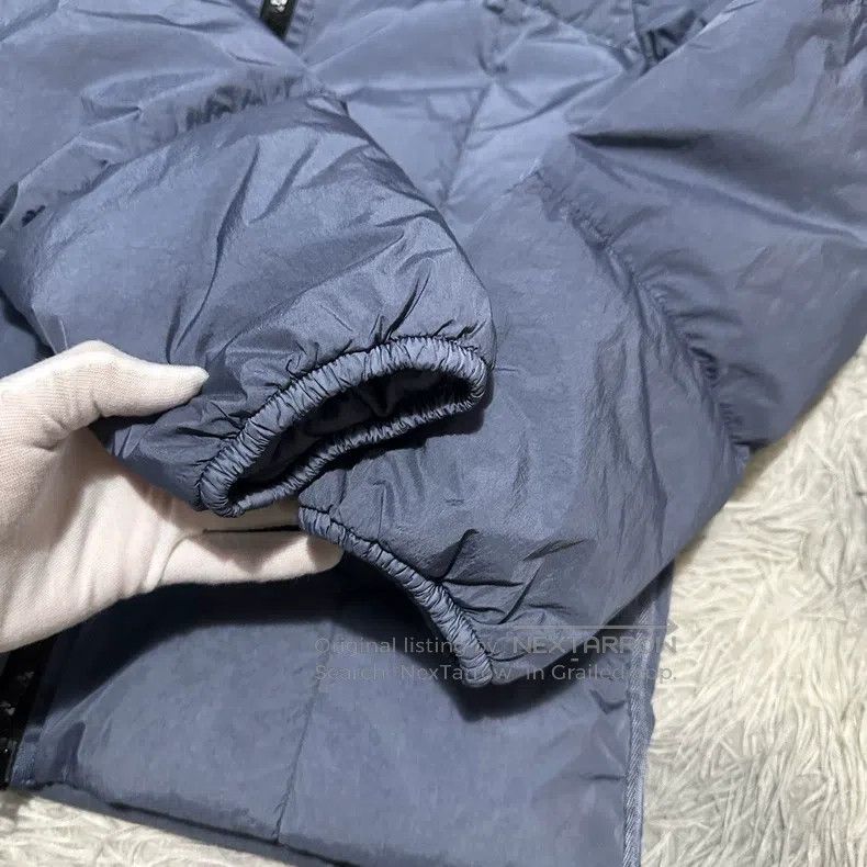 Stone Island Stone Island Crumpled Nylon Down Jacket Coat Haze Blue M Size US M / EU 48-50 / 2 - 5 Thumbnail