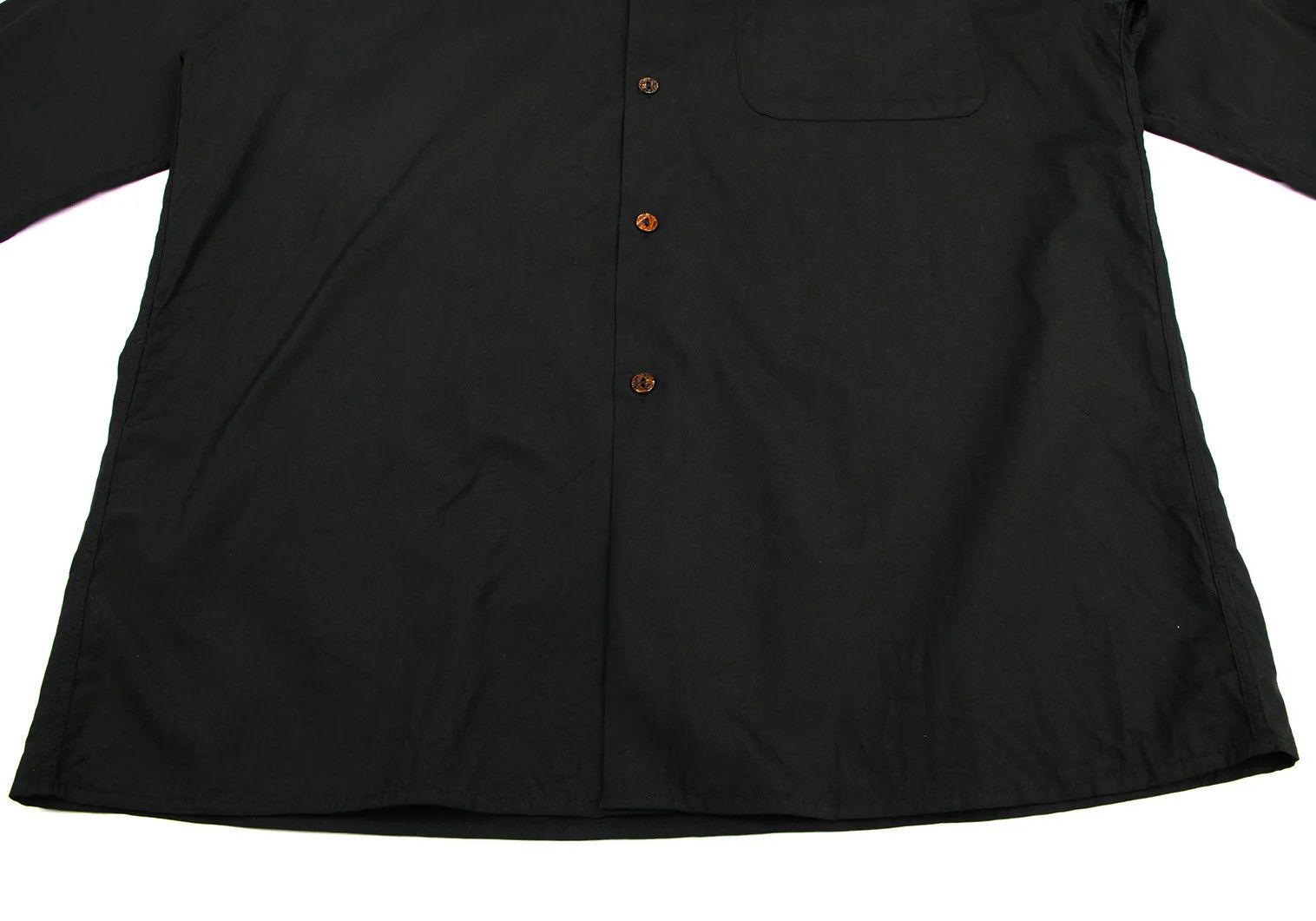 Jean Paul Gaultier Cotton Basic Shirt in Black, Size 48 Size US M / EU 48-50 / 2 - 13 Thumbnail