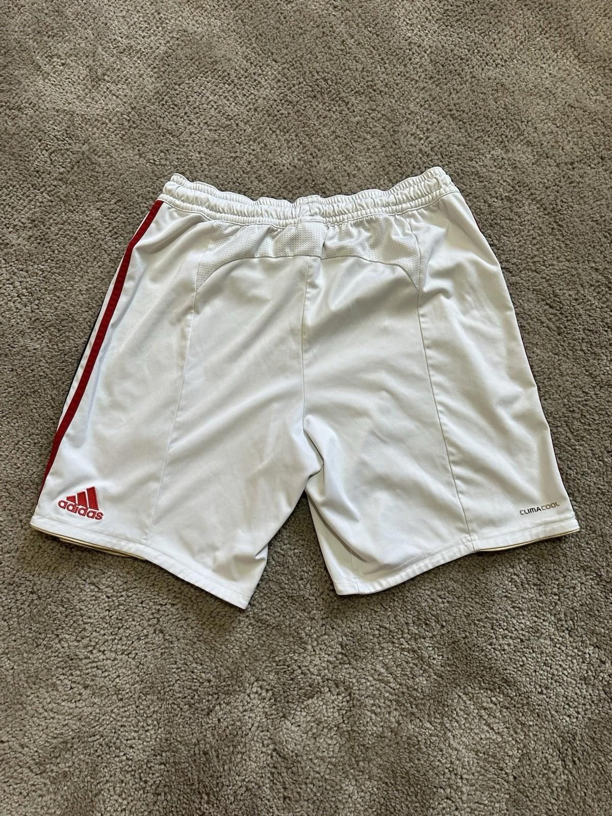 Adidas 2010-11 Ac Milan Adidas Home Football Shorts Serie A Italy L Size US 32 / EU 48 - 7 Thumbnail