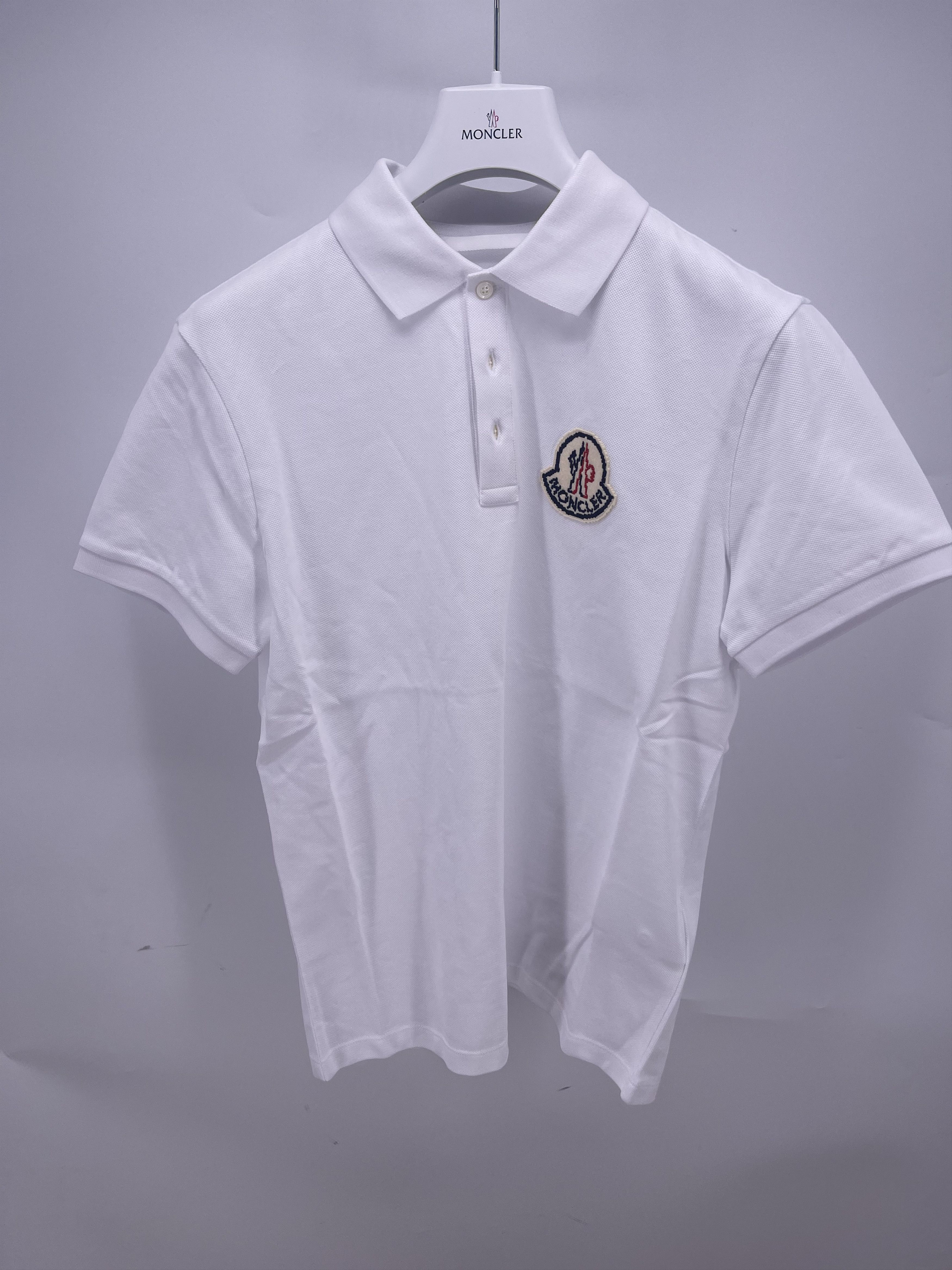 Moncler moncler pixle bage polo white size s Size US S / EU 44-46 / 1 - 1 Thumbnail