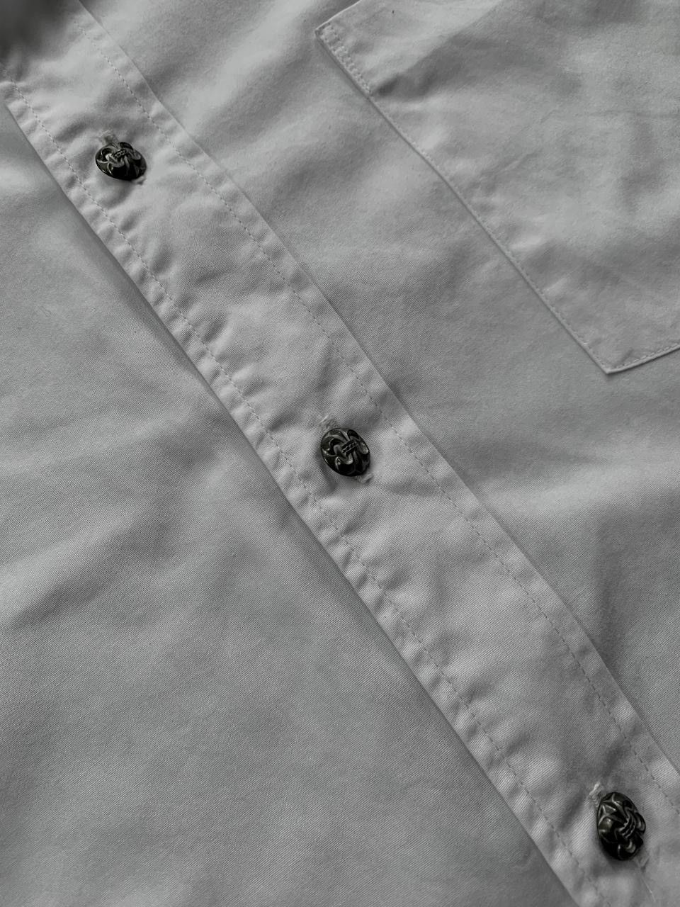 Comme des Garcons Homme Deux Fleur Silver buttoned Shirt Size US M / EU 48-50 / 2 - 5 Thumbnail