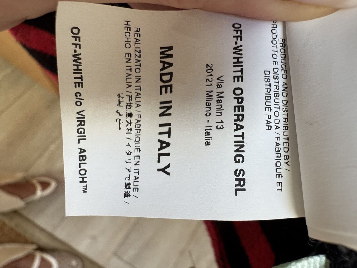 Off-White OFF-WHITE clo VIRGIL ABLOHT™ special edition red flannel Size US L / EU 52-54 / 3 - 7 Thumbnail
