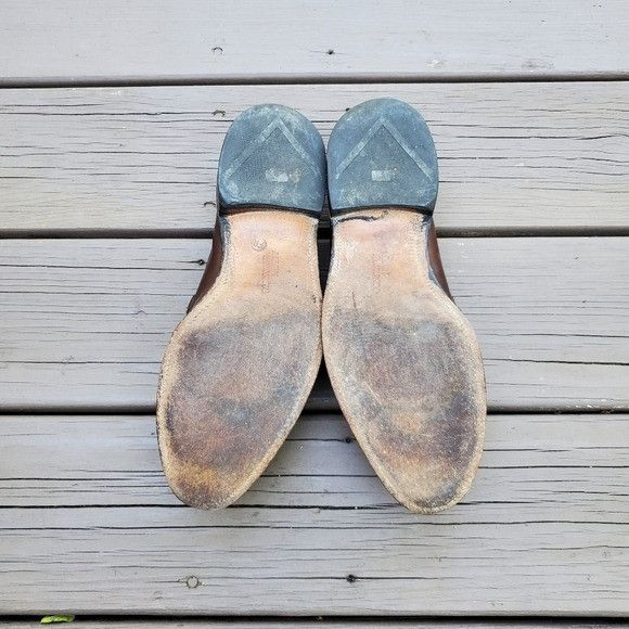 Allen Edmonds × Vintage Vintage 80s Allen Edmonds Montague Kiltie Monk Strap Loafer Size US 8.5 / EU 41-42 - 6 Thumbnail