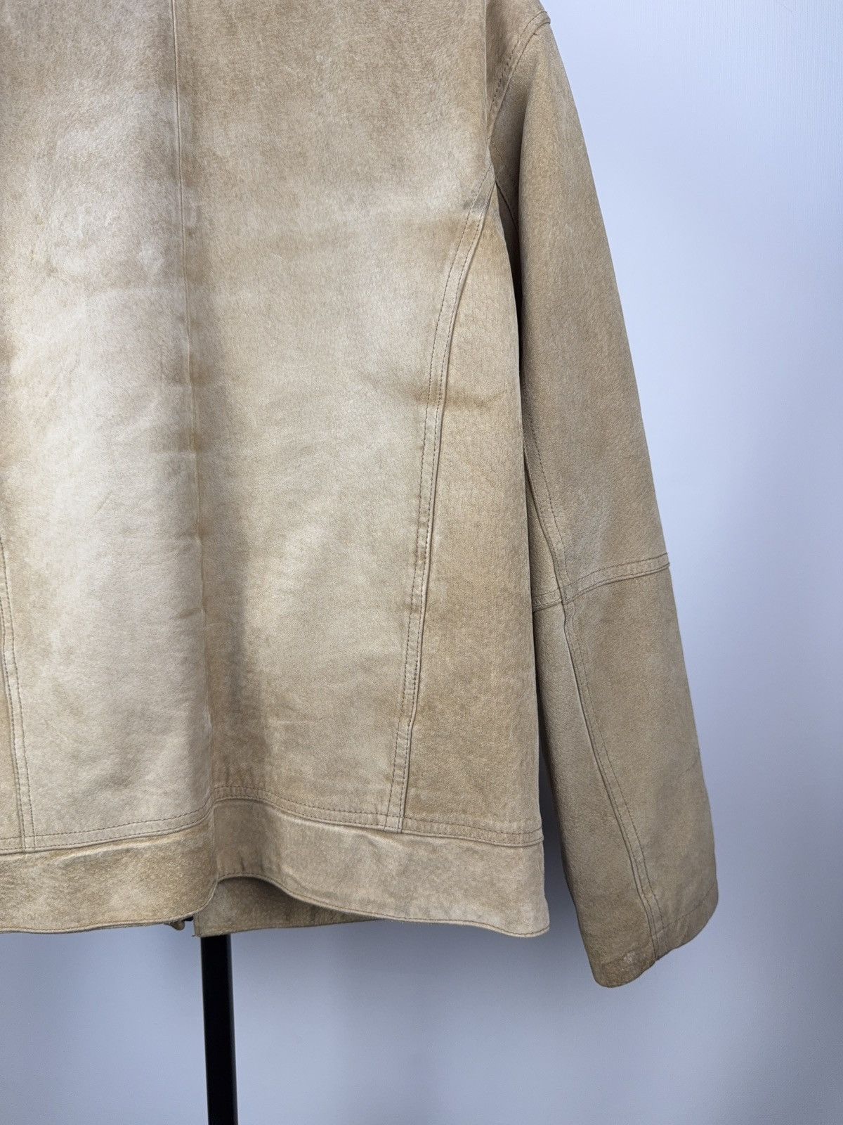 Vintage Vintage 90s Avant Garde Leather Biker MOTO Y2K Jacket Size US M / EU 48-50 / 2 - 14 Thumbnail