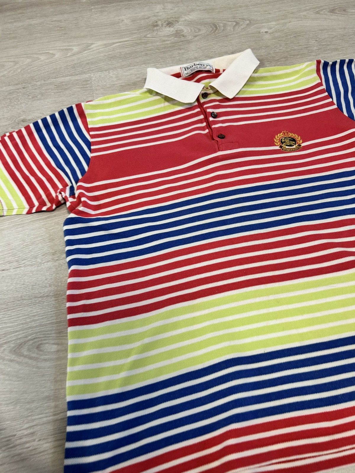 Burberry Vintage Burberrys London Polo Striped Size M UK product Size US M / EU 48-50 / 2 - 8 Thumbnail