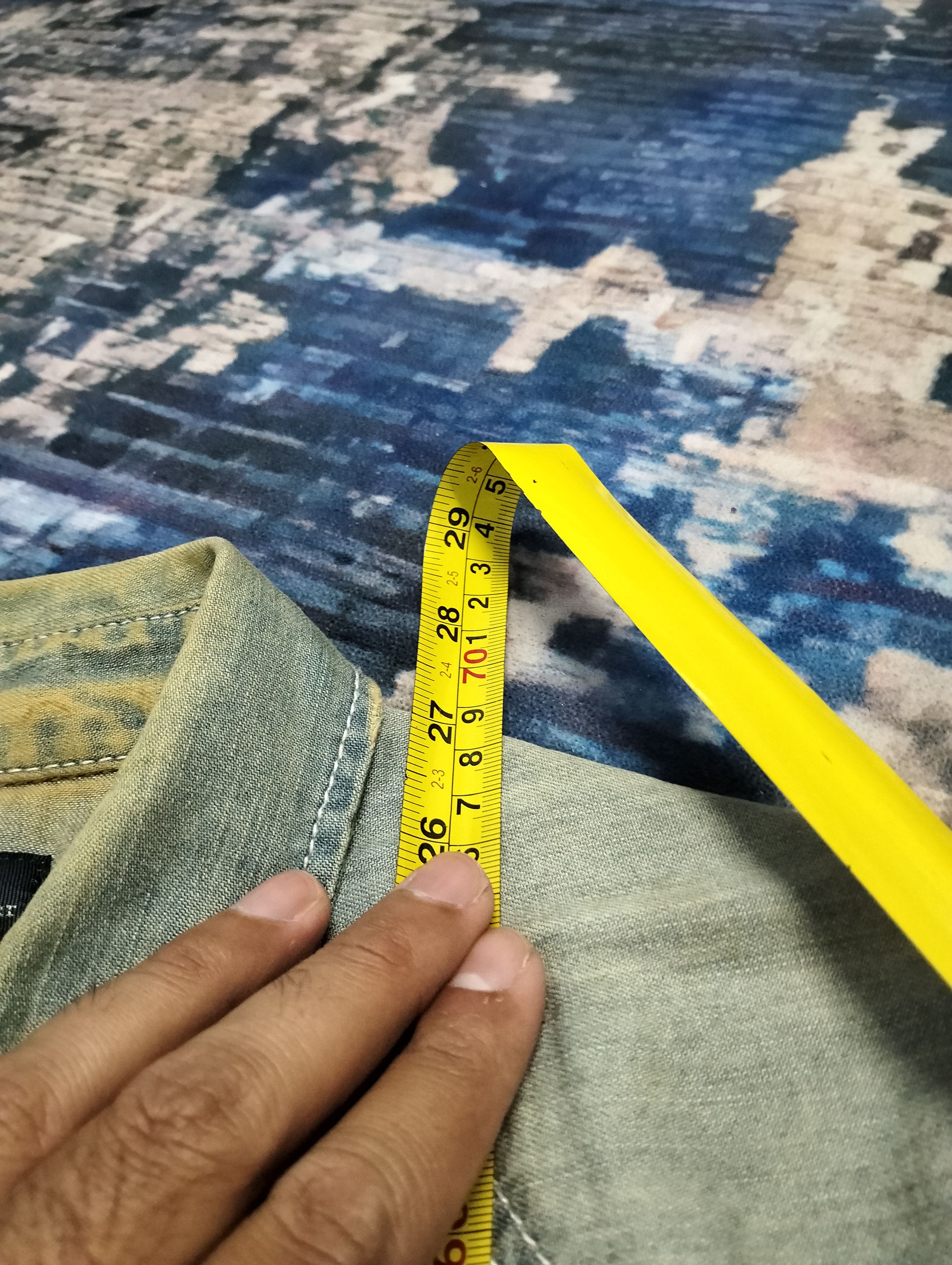 If Six Was Nine × Japanese Brand × Tornado Mart Japanese Tornado Mart denim Long Sleeve Button Up Shirt Size US S / EU 44-46 / 1 - 5 Thumbnail