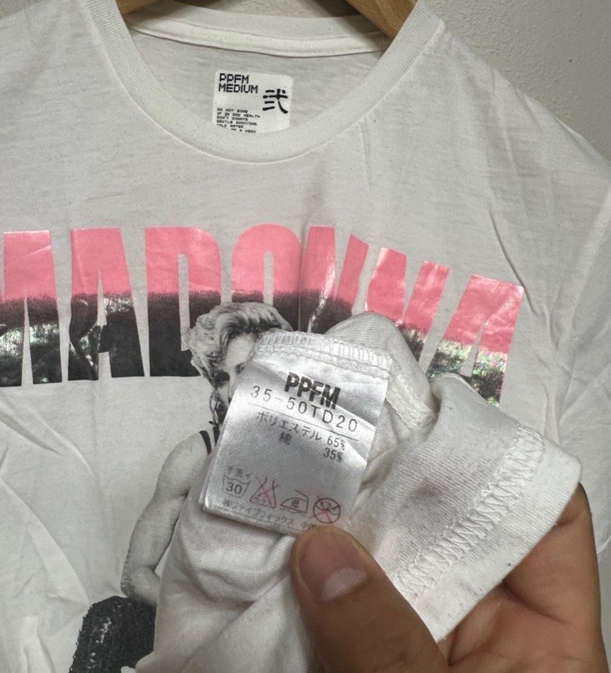 Japanese Brand × PPFM PPFM Madonna tee | Grailed 