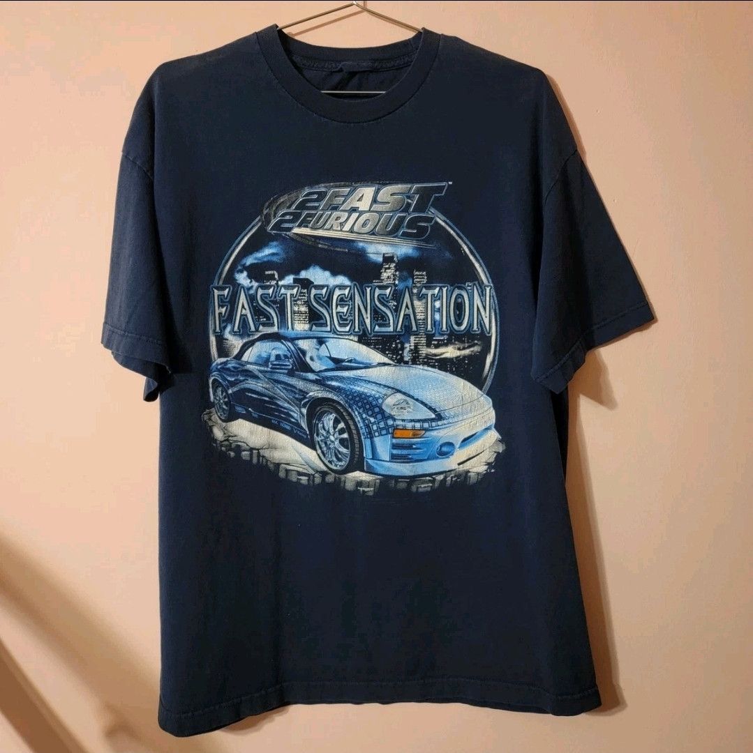 Vintage Vintage 2 Fast 2 Furious Movie Promo T-shirt Fast Sensation Size US XL / EU 56 / 4 - 1 Thumbnail