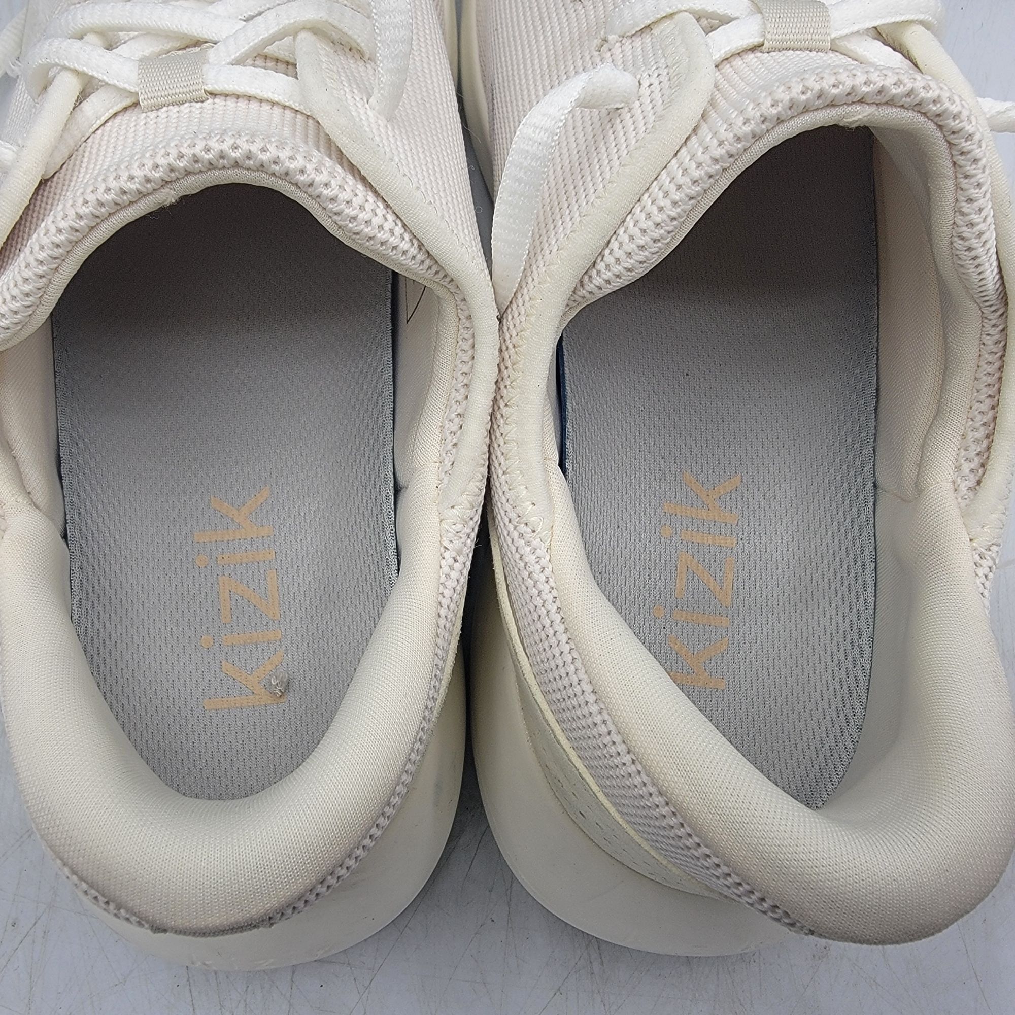 Other Kizik Madrid Eco Knit Womens 8.5 Wide White Cream Shoes Athl Size US 8.5 / IT 38.5 - 6 Thumbnail
