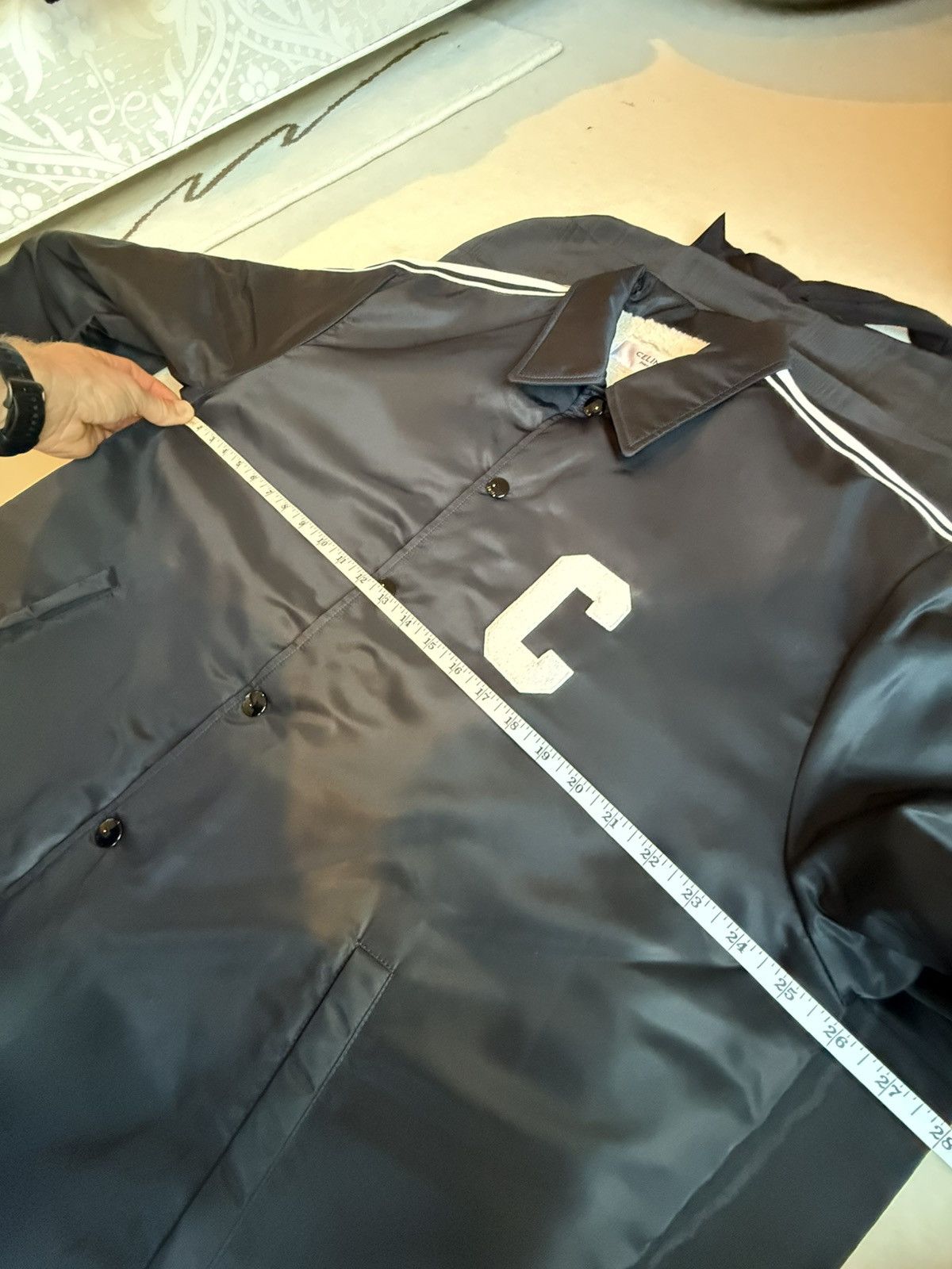 Celine $2.5k Celine coaches jacket C logo shearling lined jacket 50 Size US L / EU 52-54 / 3 - 4 Thumbnail