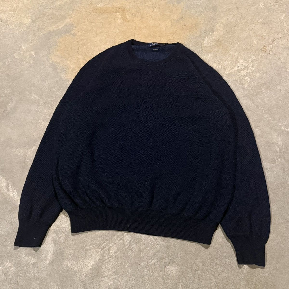 Polo Ralph Lauren Vtg Polo Ralph Lauren Pony Logo Pima Cotton Knit Sweater Size US XL / EU 56 / 4 - 2 Thumbnail
