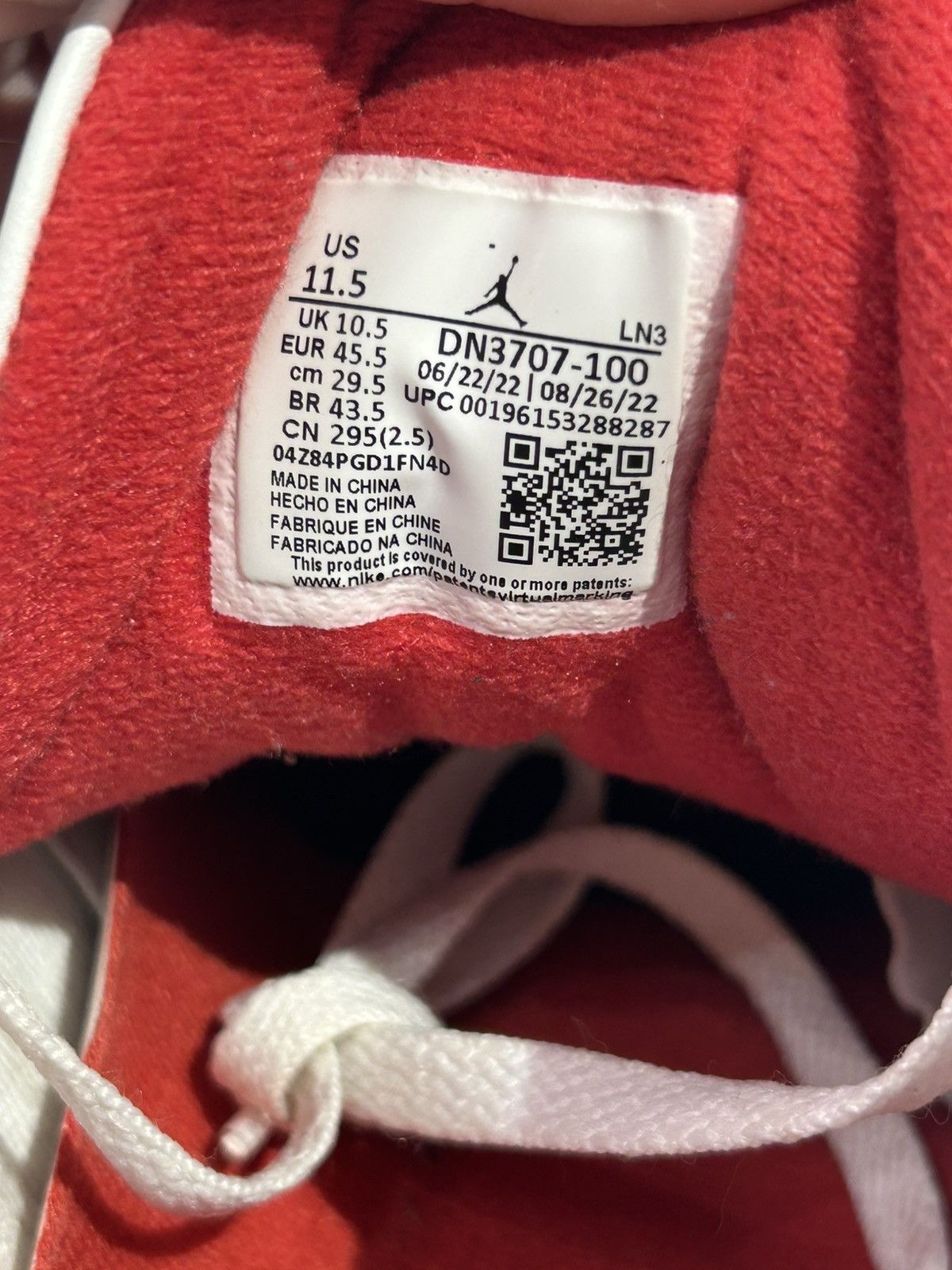 Jordan Brand AJ3 White Cement Size US 11.5 / EU 44-45 - 8 Thumbnail