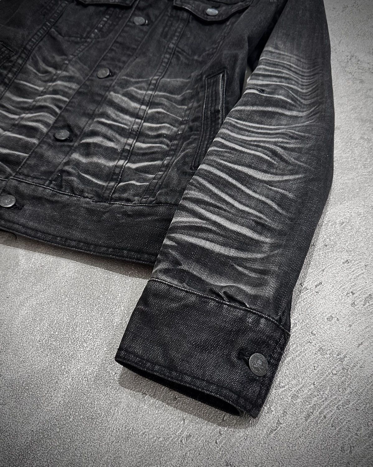 Roen Roen x Semantic Design Black Washed Denim Jacket Size US M / EU 48-50 / 2 - 3 Thumbnail