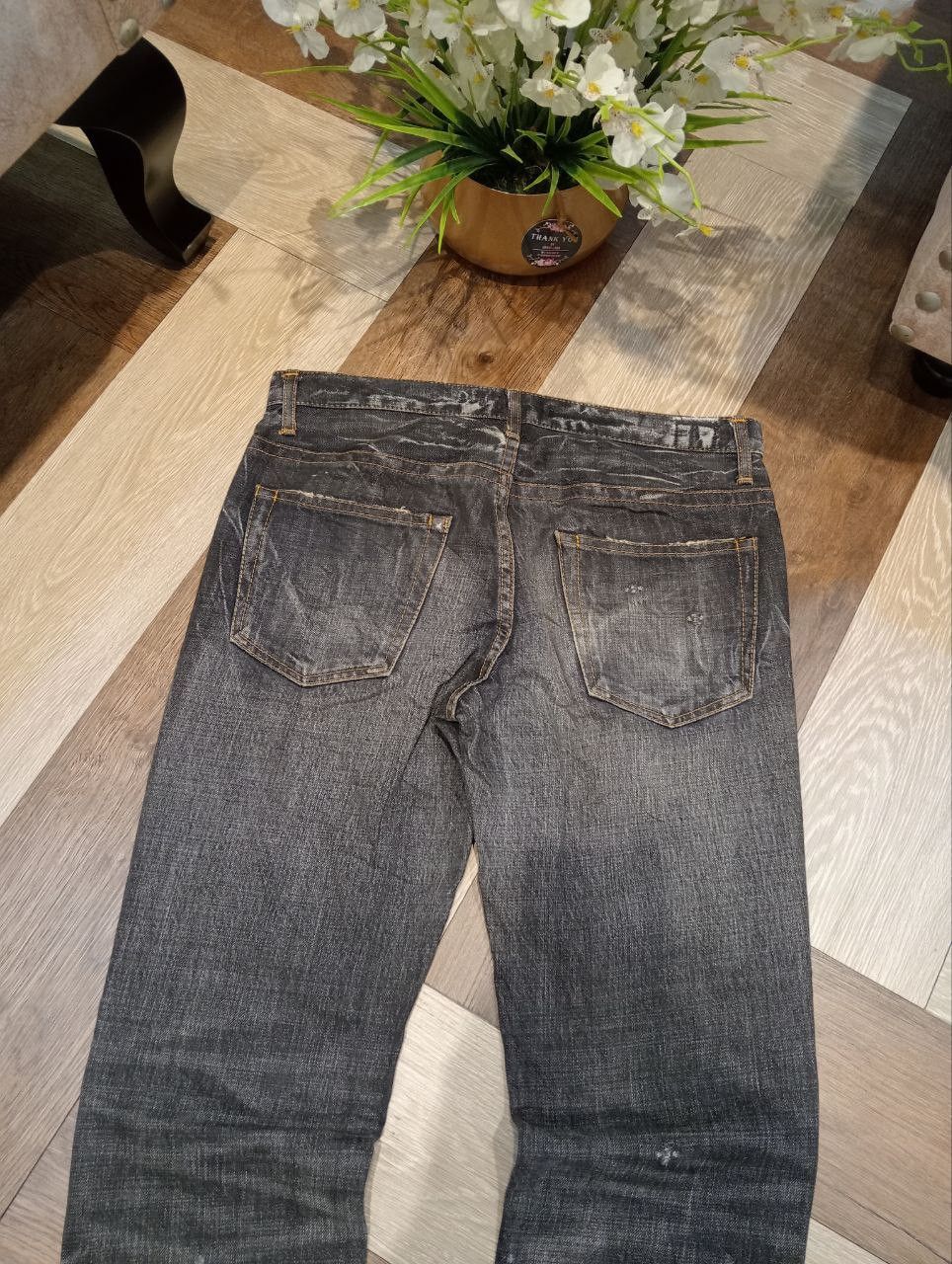 Japanese Brand VINTAGE BLUE WAY JAPAN DISTRESSED JEANS - SIZE 30 Size US 30 / EU 46 - 10 Thumbnail