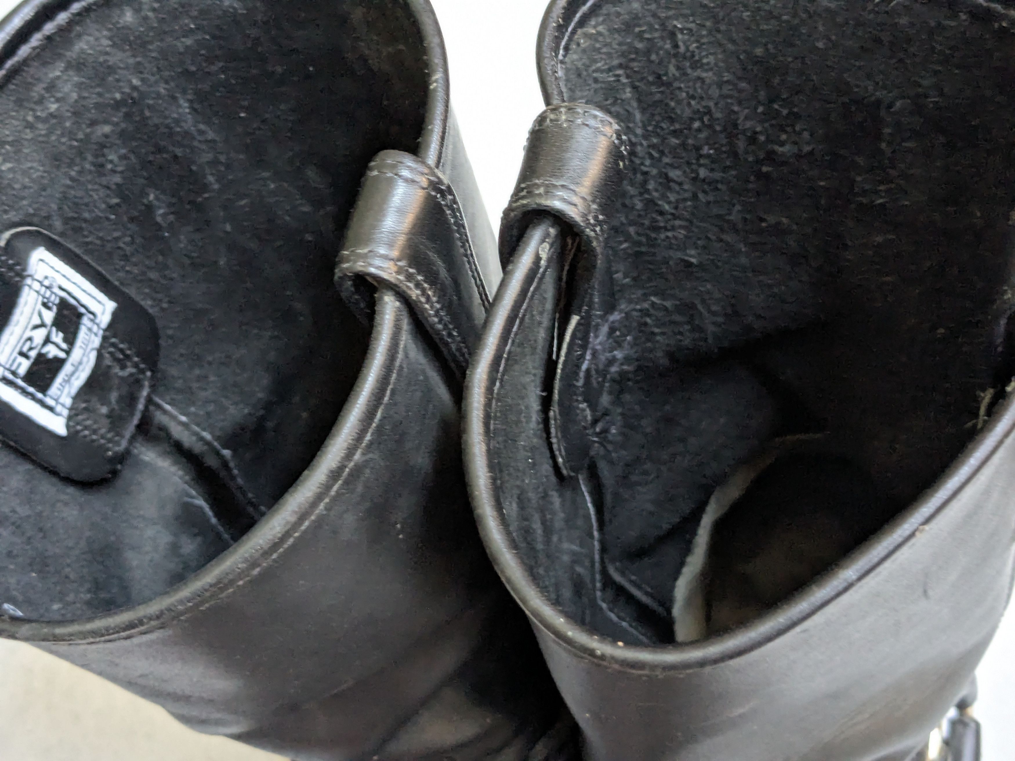 Frye Frye Harness Boots Black Leather 10.5 M Leather Buckle Size US 10.5 / EU 43-44 - 5 Thumbnail