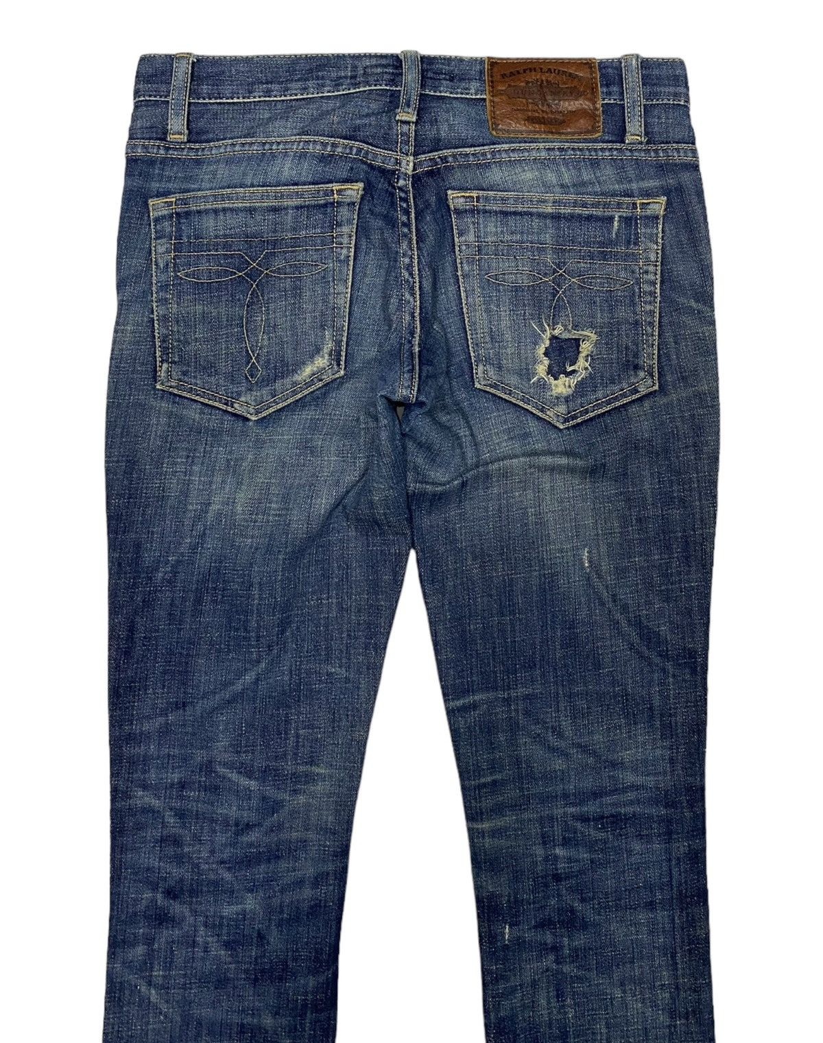 Polo Ralph Lauren 🔥RALPH LAUREN DISTRESSED DENIM JEANS SKINNY JEANS Size 28" / US 6 / IT 42 - 6 Thumbnail