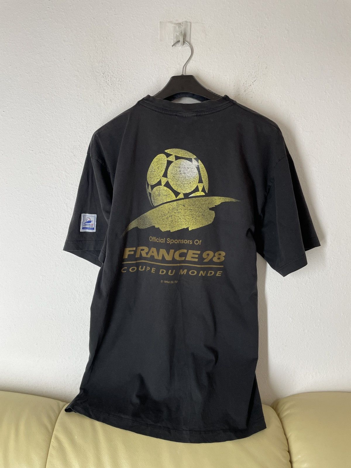 Adidas Vintage 1994 Adidas Fifa world cup France 98 tee t shirt Size US XL / EU 56 / 4 - 1 Thumbnail