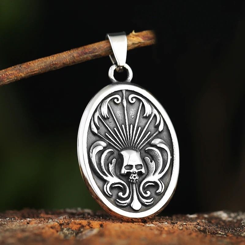 Japanese Brand × Jewelry Retro Skull Pendant Necklace Size ONE SIZE - 3 Thumbnail